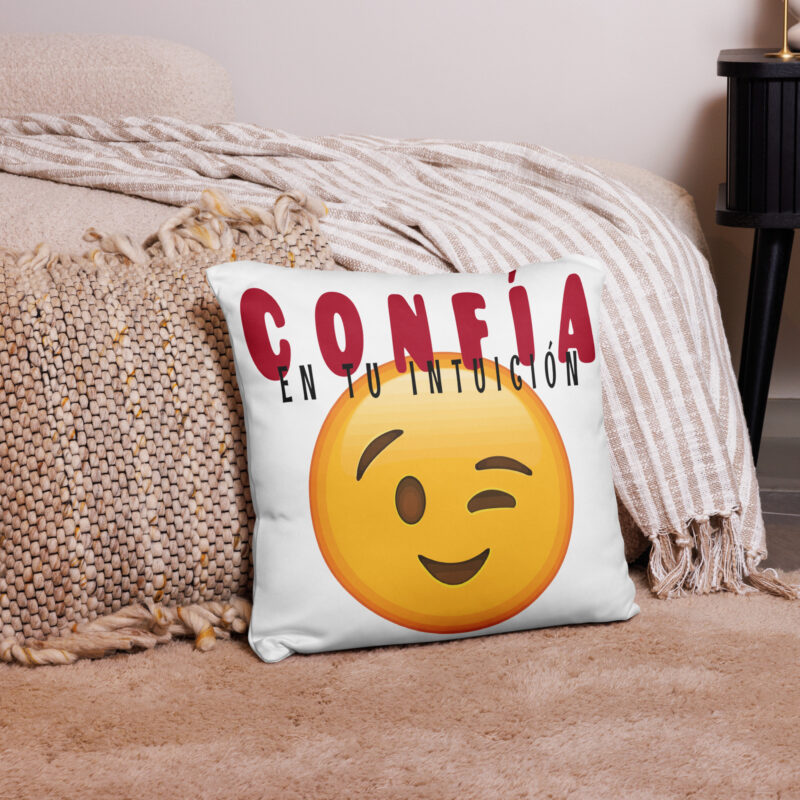 Confía en tu Intuición. Funda de cojín - impresión extra grande