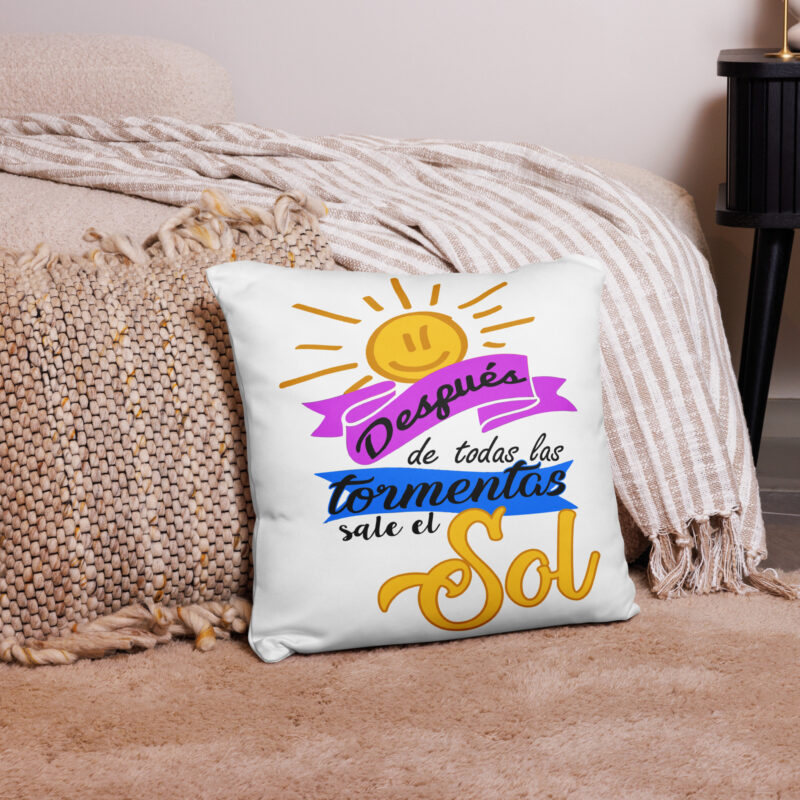 Después de todas las Tormentas, sale el Sol - cojín