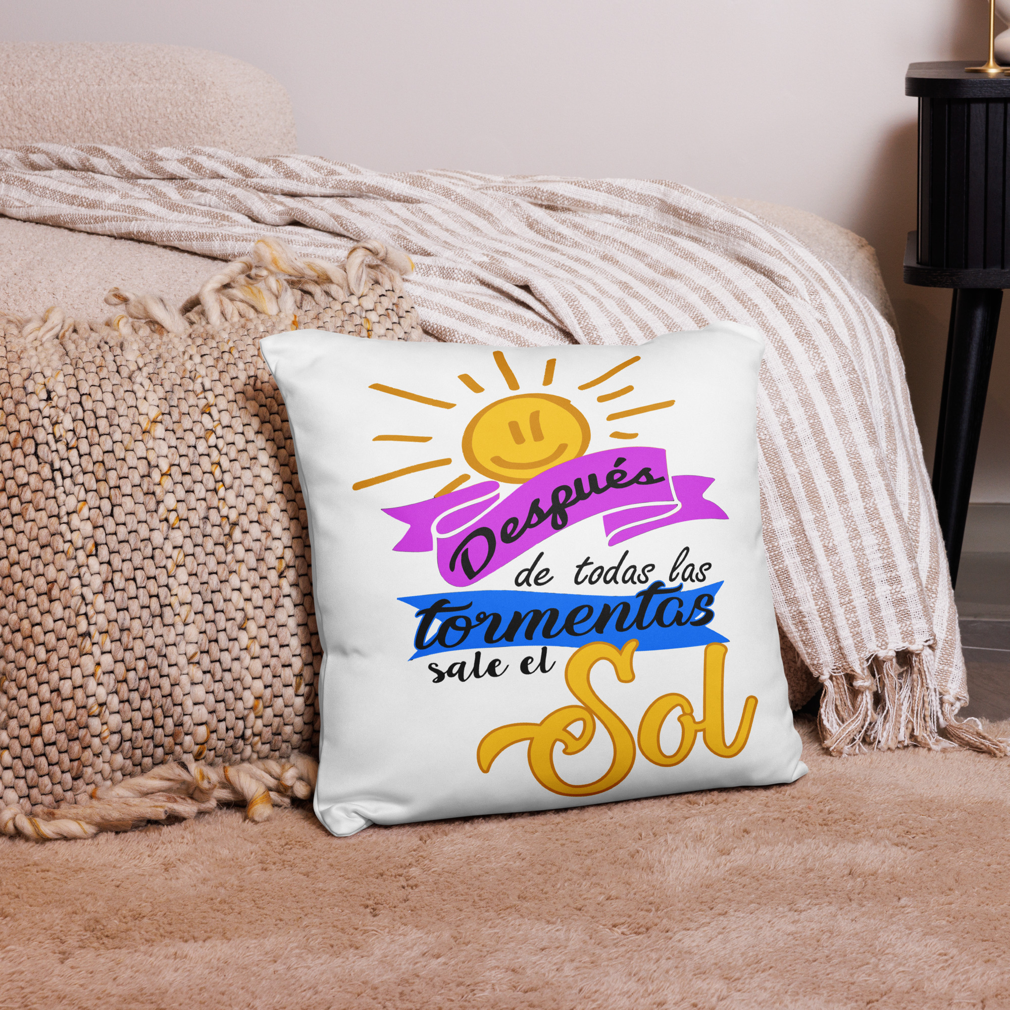 Después de todas las Tormentas, sale el Sol - cojín
