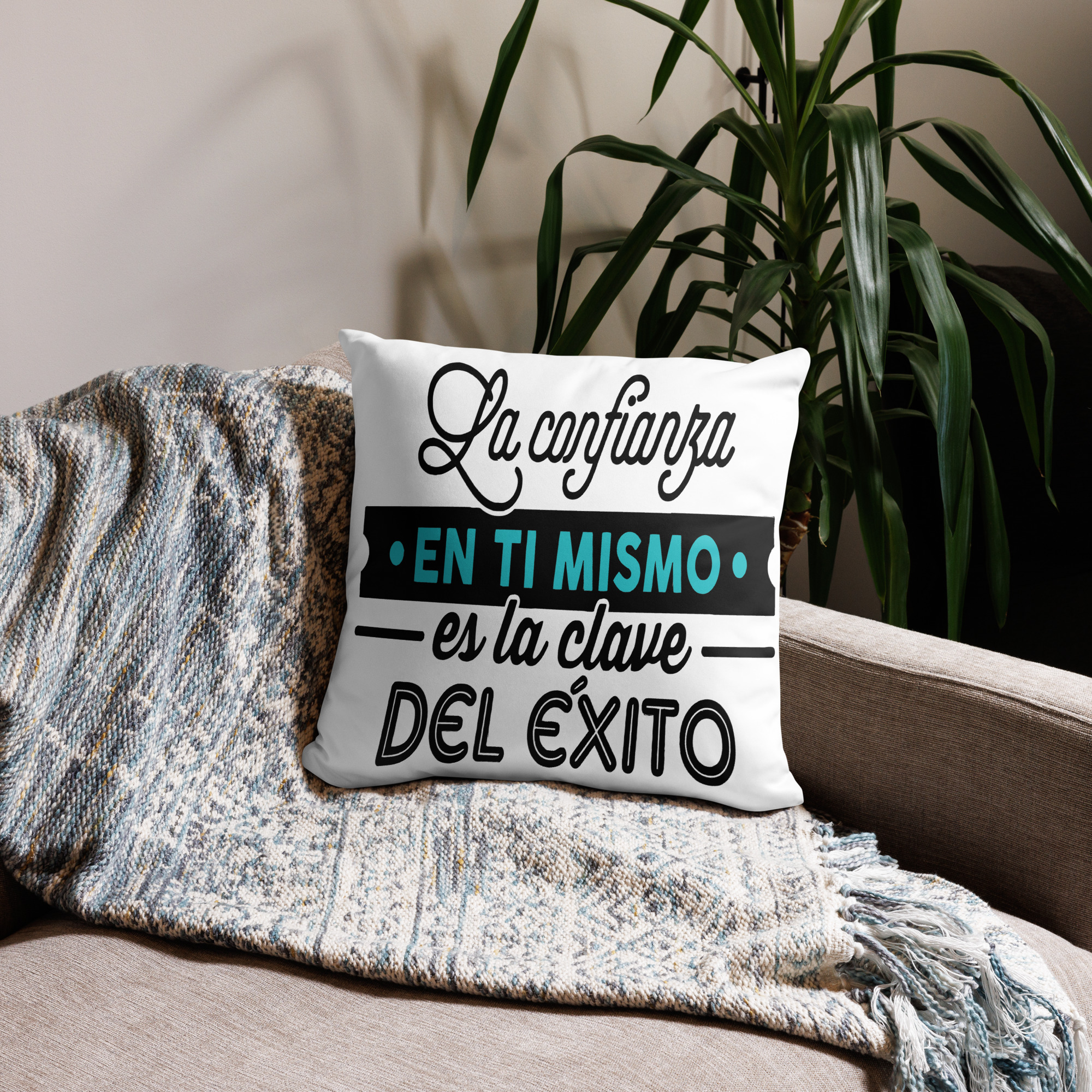La confianza en ti mismo en la clave del éxito - cojín - Imagen 2