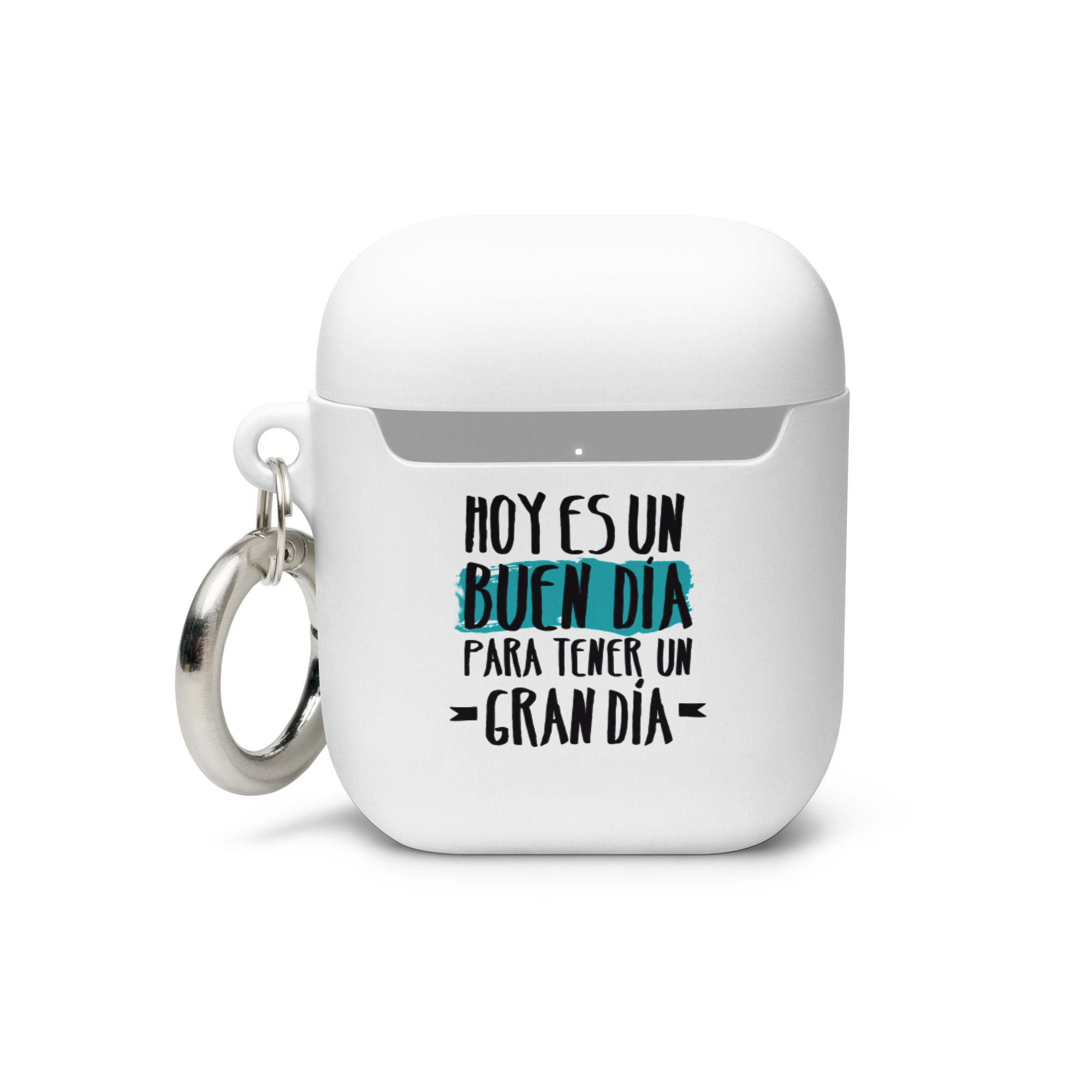 Hoy es un buen día para tener un gran día - Funda de silicona para AirPods® - Imagen 2