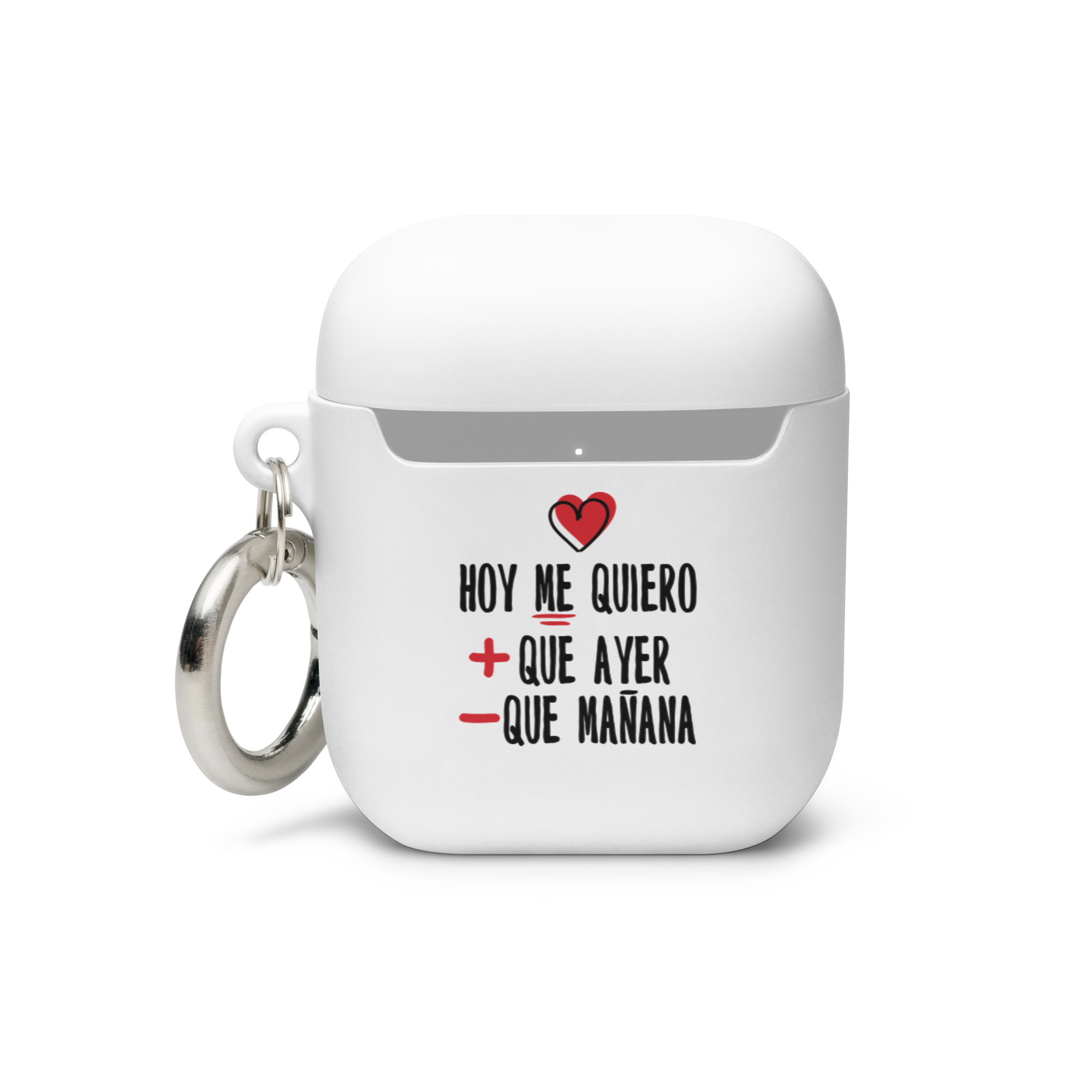 Hoy me quiero mas que ayer y menos que mañana - Funda de silicona para AirPods® - Imagen 2