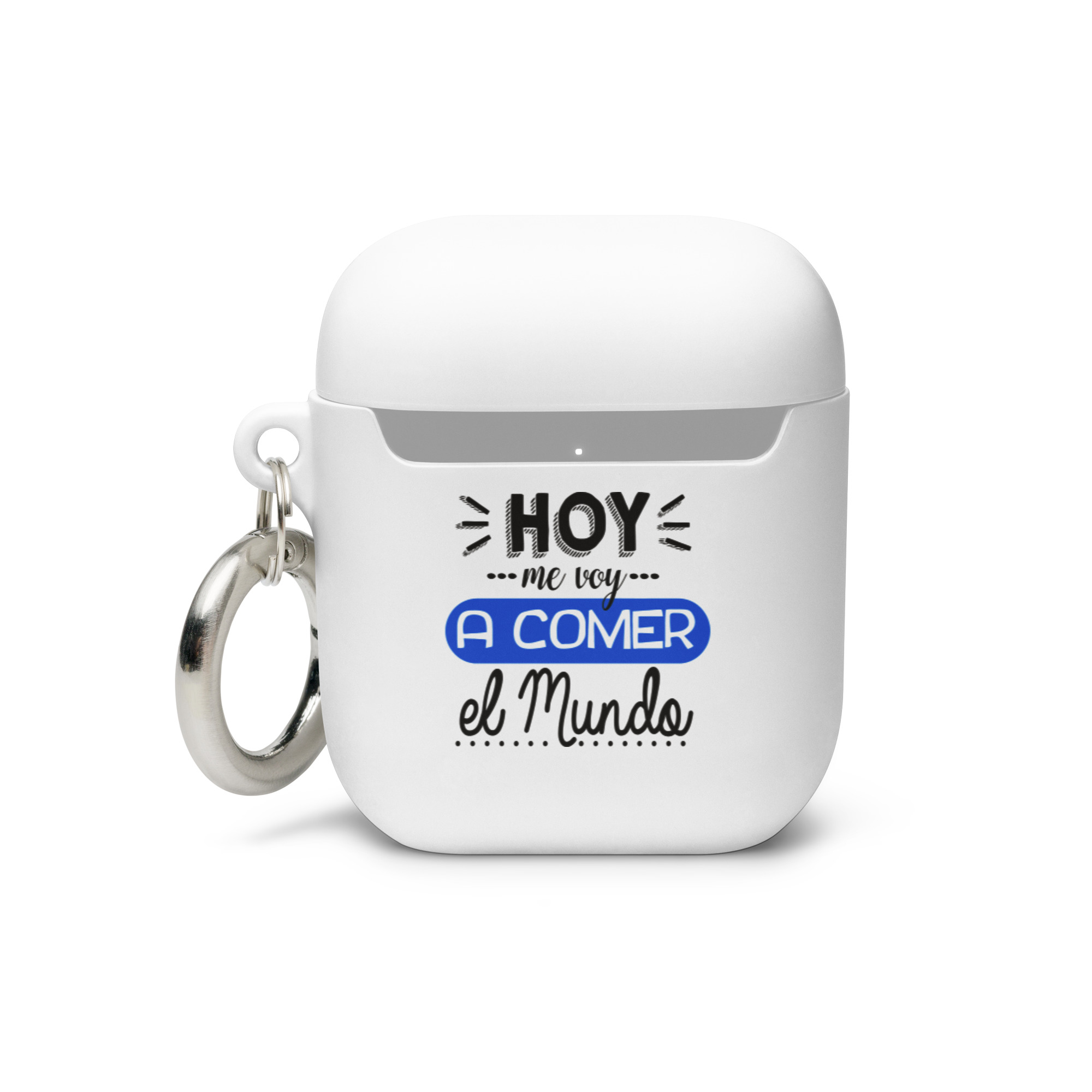 Hoy me voy a comer el mundo - Funda de silicona para AirPods® - Imagen 2