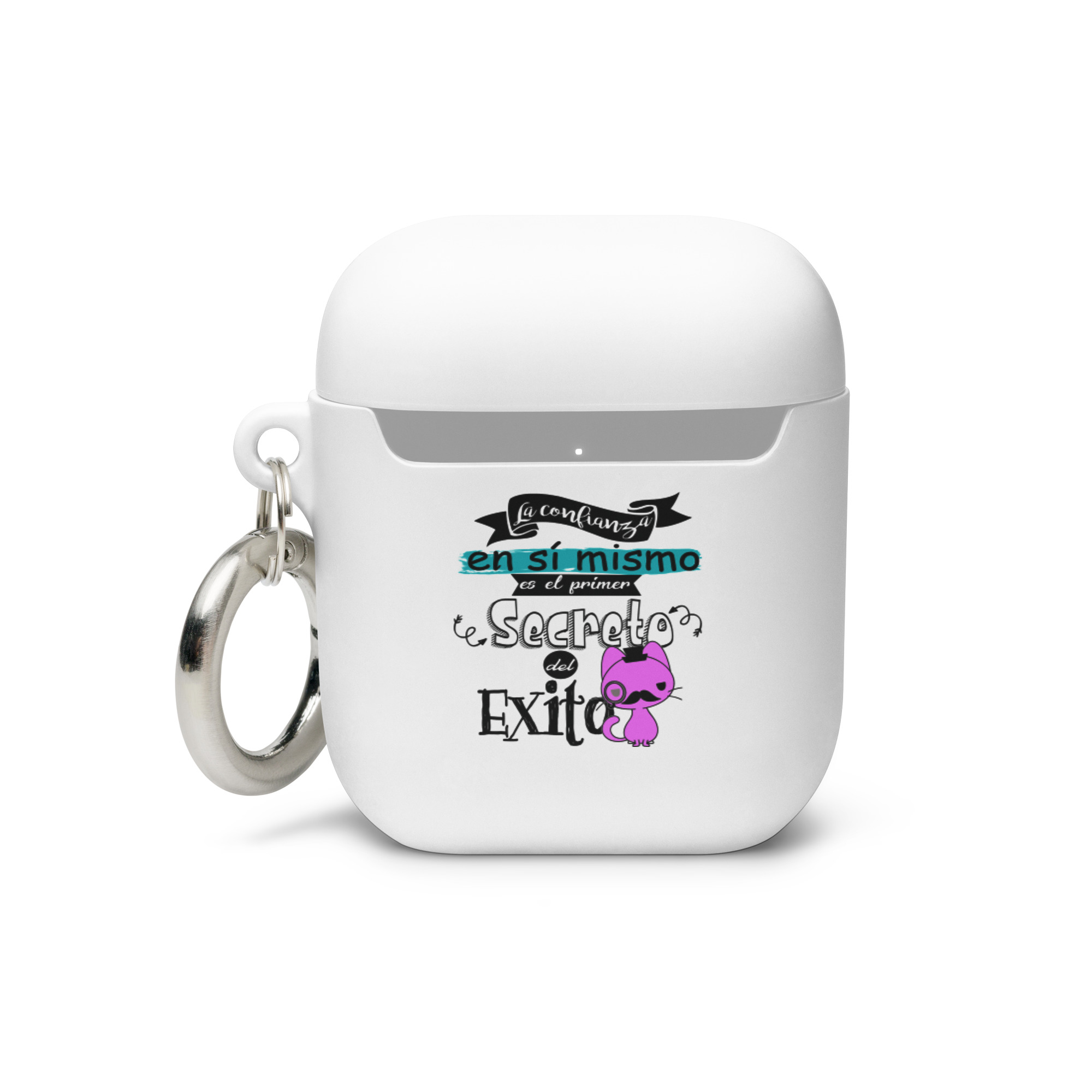 La confianza en si mismo es el primer secreto del éxito - Funda de silicona para AirPods® - Imagen 2