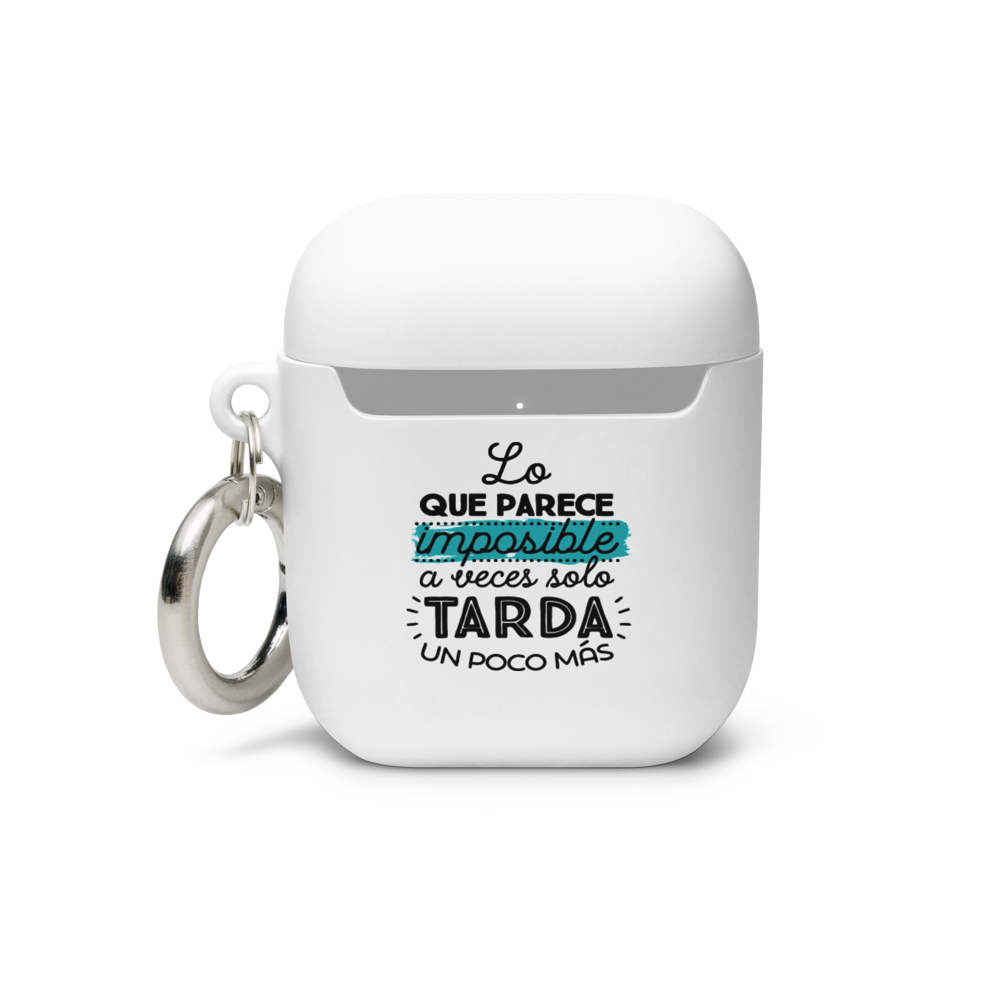 Lo que parece imposible a veces solo tarda un poco mas - Funda de silicona para AirPods® - Imagen 2