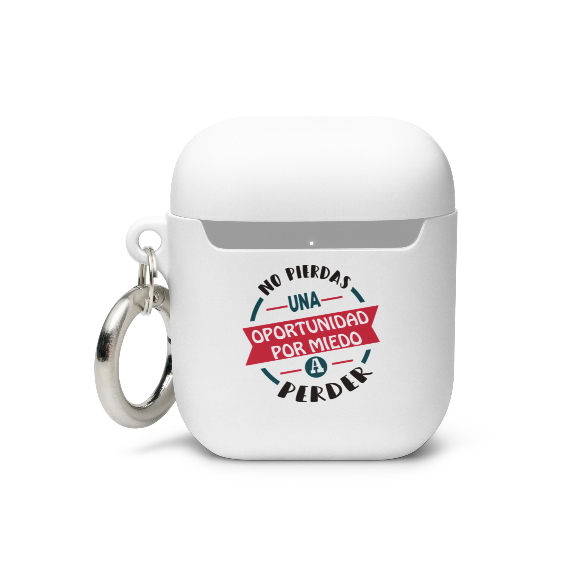 No pierdas una oportunidad por miedo a perder - Funda de silicona para AirPods® - Imagen 2