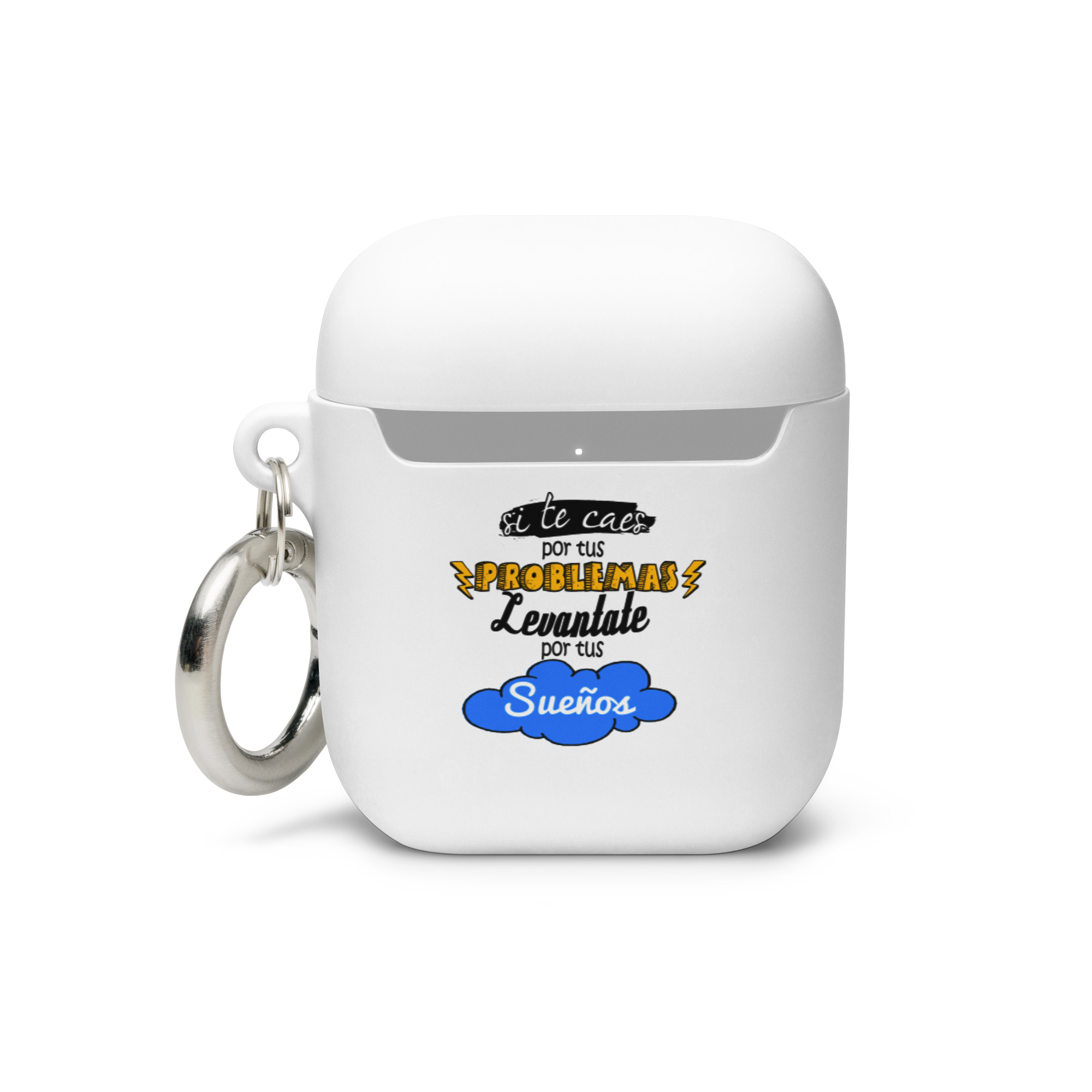 Si te caes por tus problemas, levántate por tus sueños - Funda de silicona para AirPods® - Imagen 2