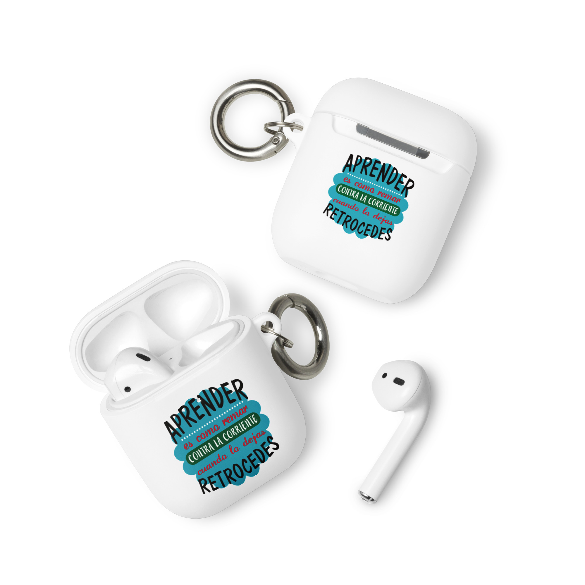 Aprender es como Remar Contracorriente - Funda AirPods® - Imagen 5