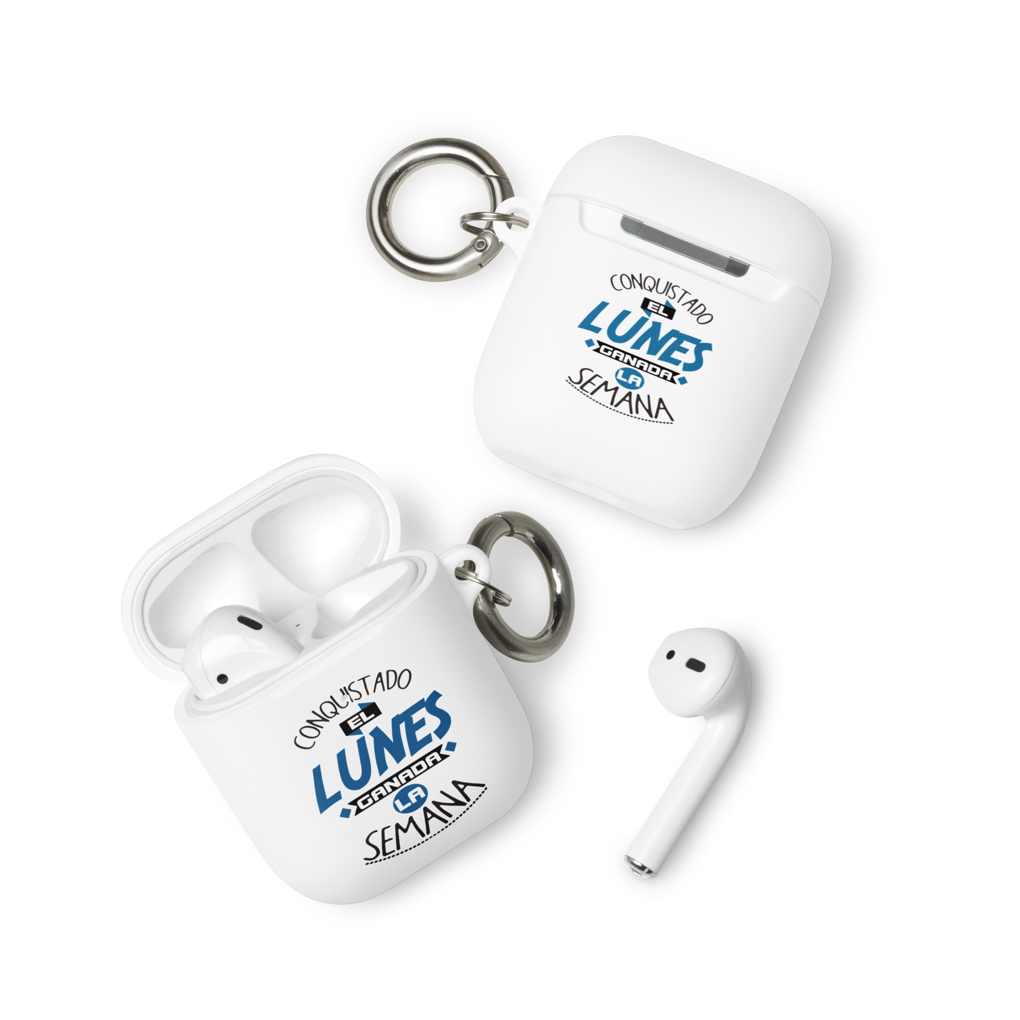 Conquistado el lunes, ganada la semana - Funda de silicona para AirPods® - Imagen 5