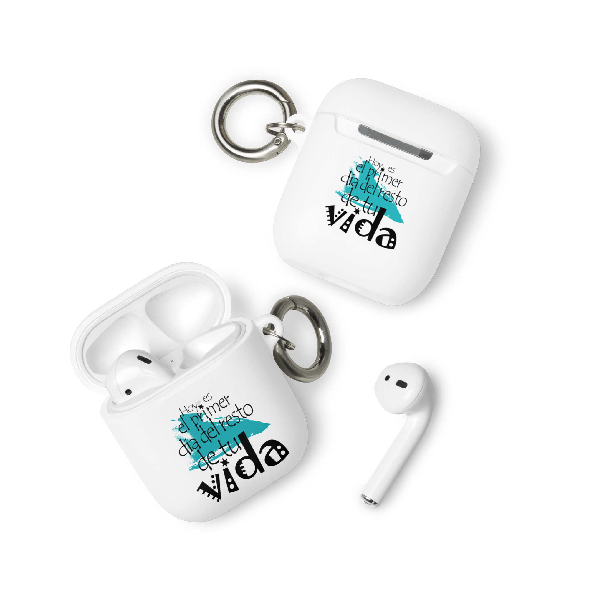Hoy es el primer día del resto de tu vida - Funda de silicona para AirPods® - Imagen 5