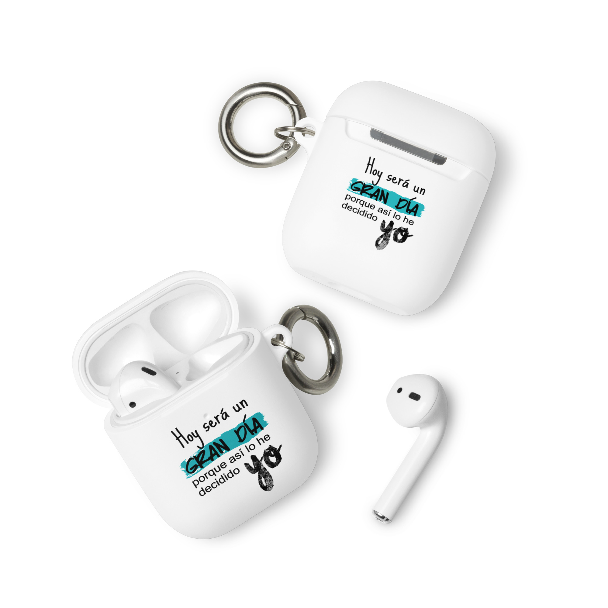 Hoy será un gran día porque así lo he decidido yo - Funda de silicona para AirPods® - Imagen 5