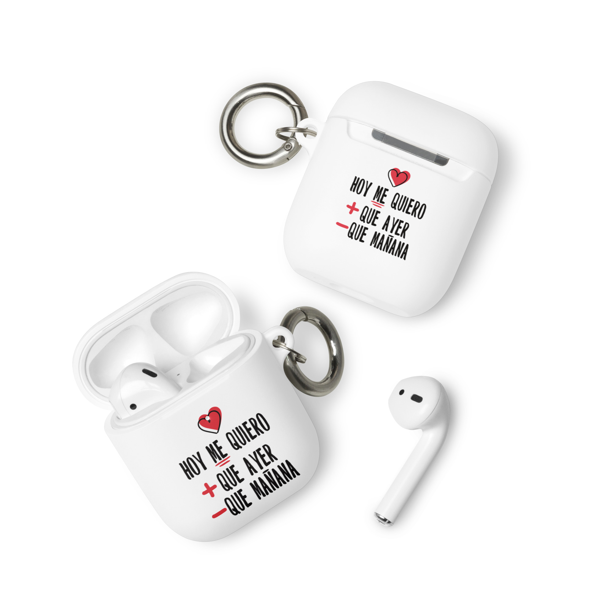 Hoy me quiero mas que ayer y menos que mañana - Funda de silicona para AirPods® - Imagen 6
