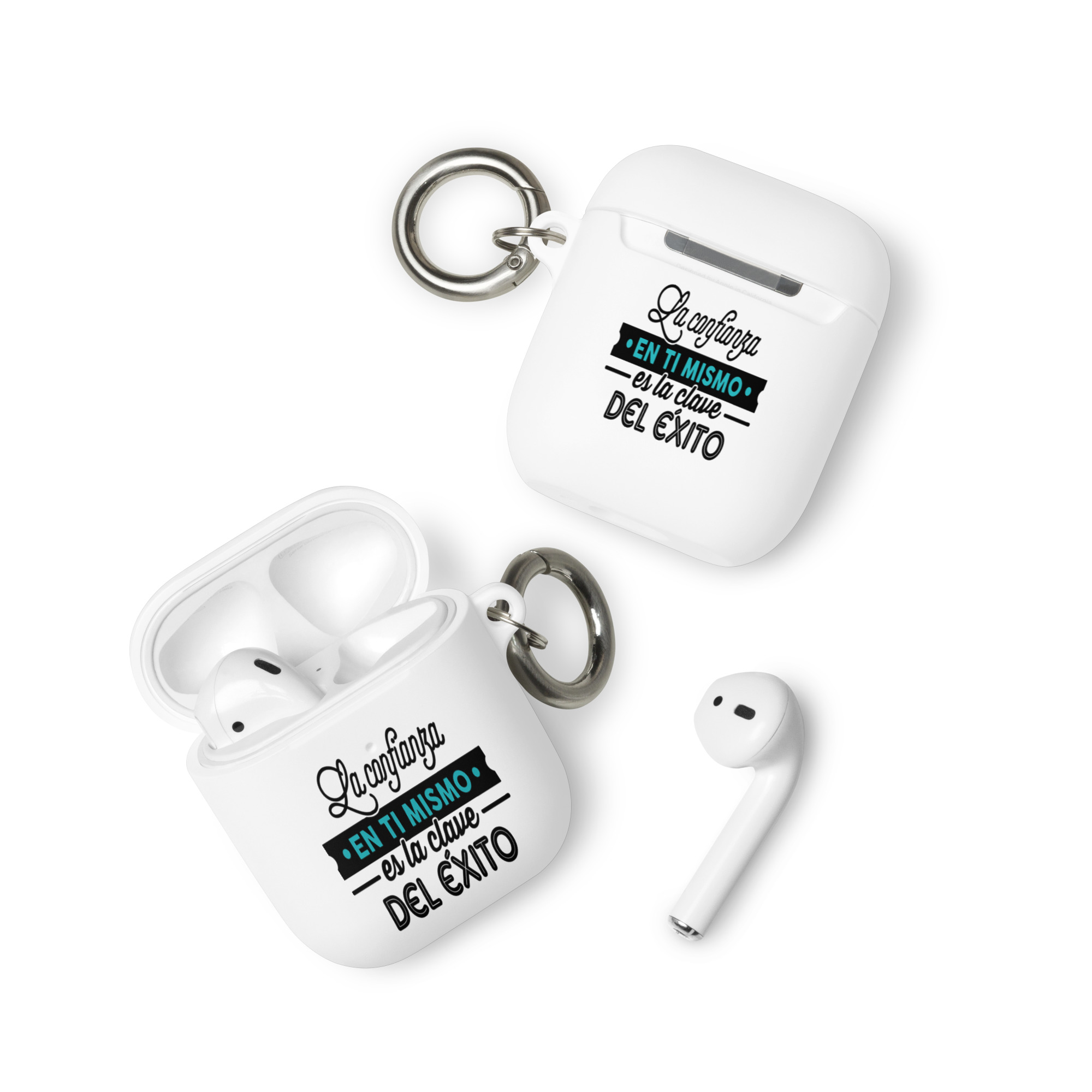 La confianza en ti mismo en la clave del éxito - Funda de silicona para AirPods® - Imagen 5