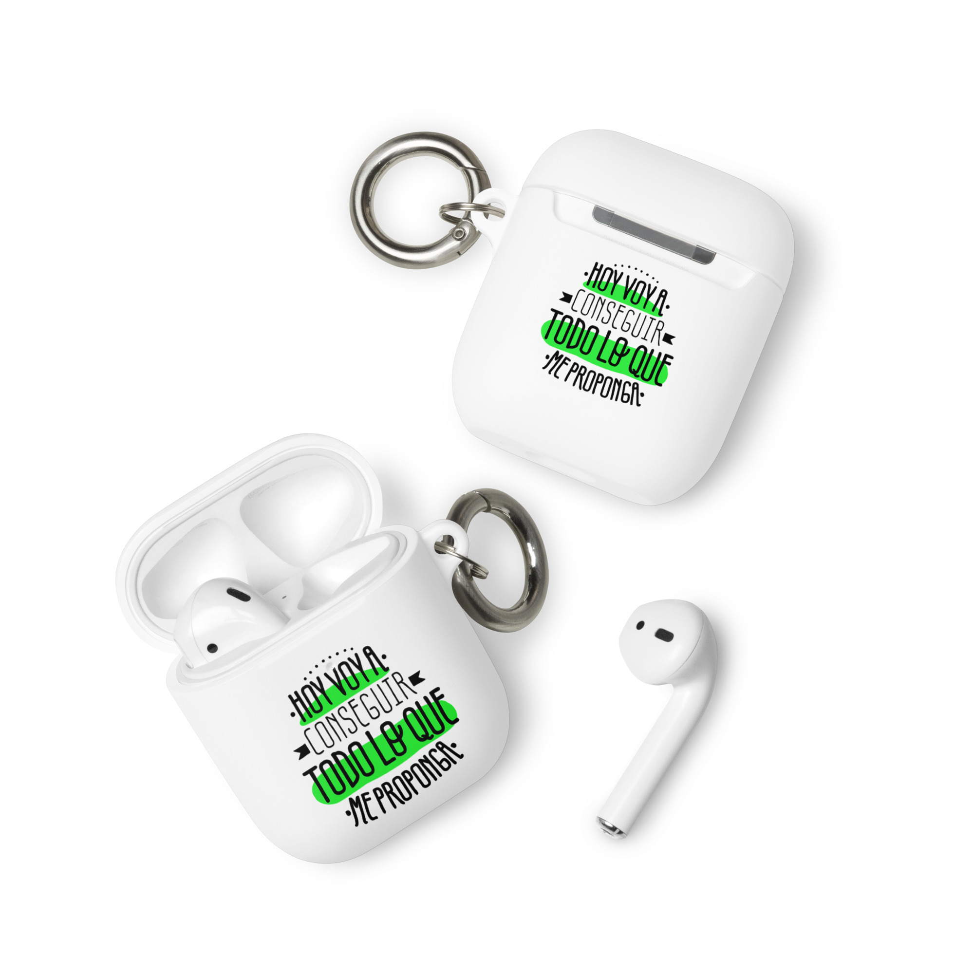 Hoy voy a conseguir todo lo que me proponga - Funda de silicona para AirPods® - Imagen 5