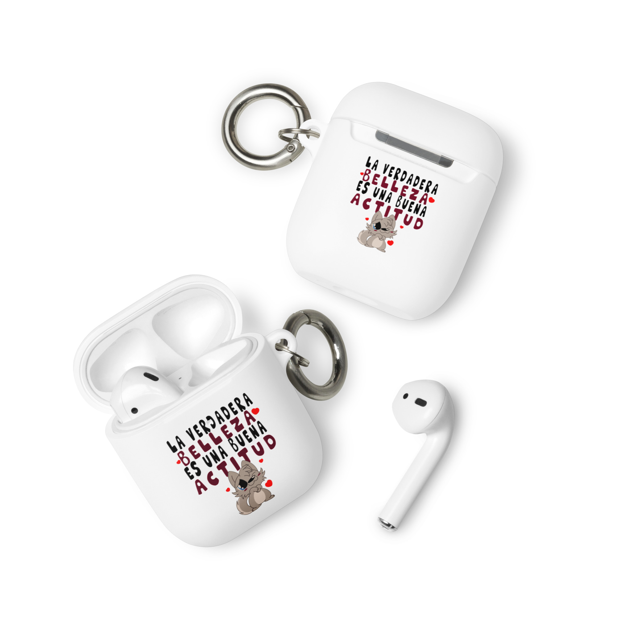 La verdadera belleza es una buena actitud - Funda de silicona para AirPods® - Imagen 5