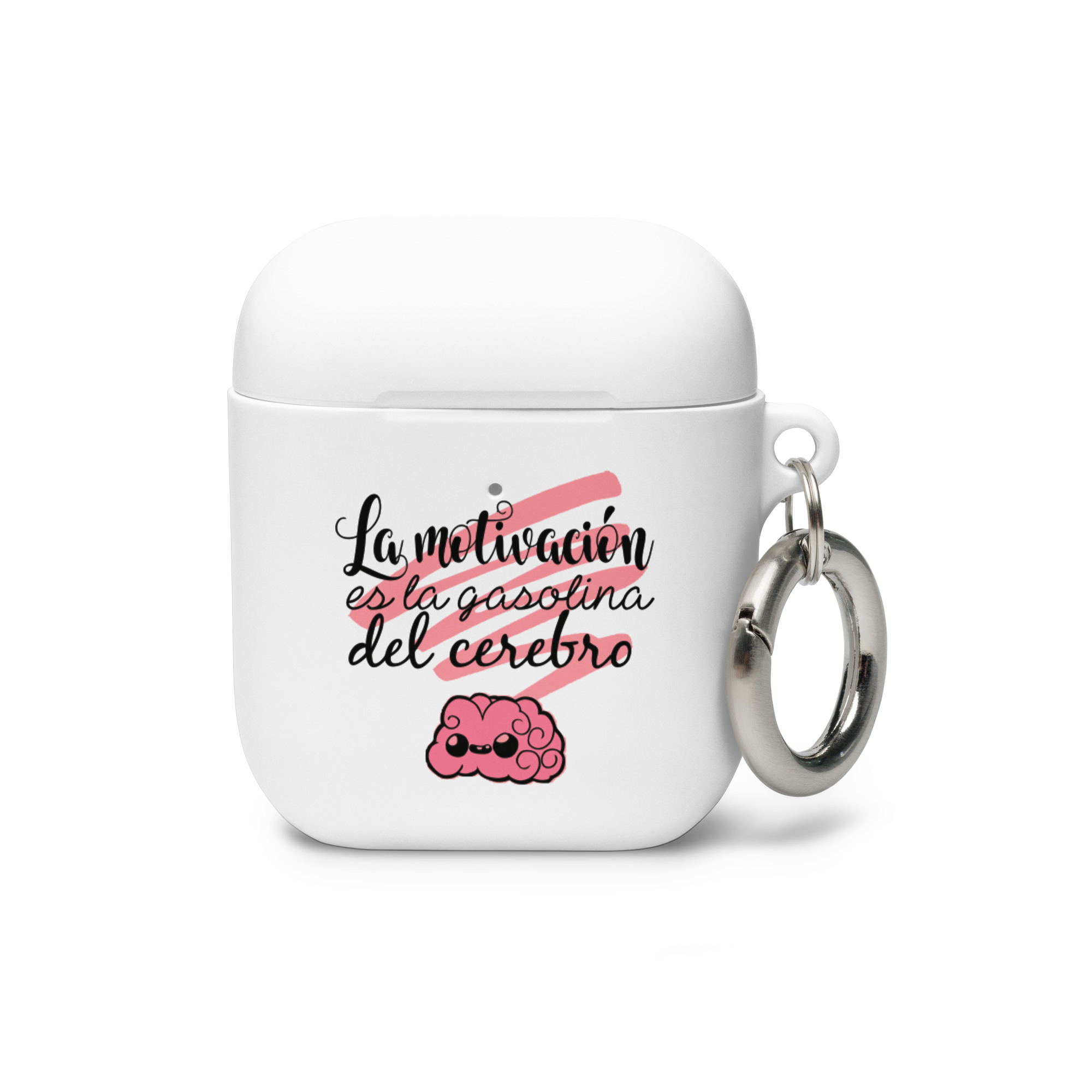 La motivación es la gasolina de nuestro cerebro - Funda de silicona para AirPods®