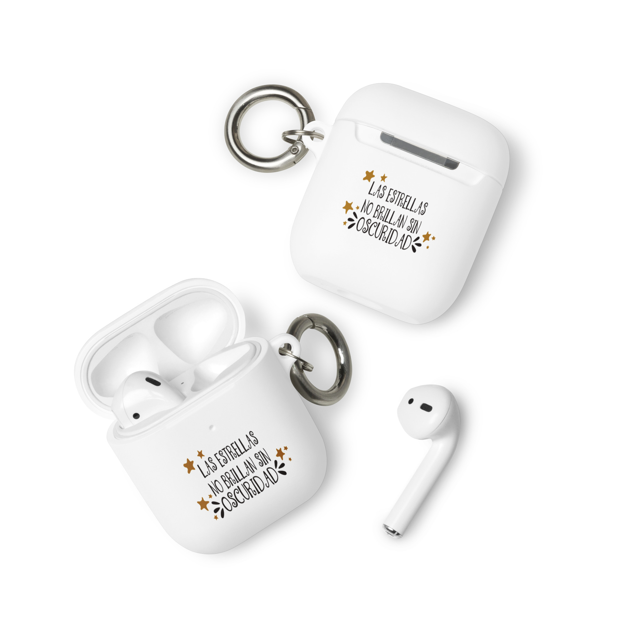 Las estrellas no brillan sin oscuridad - Funda de silicona para AirPods® - Imagen 5