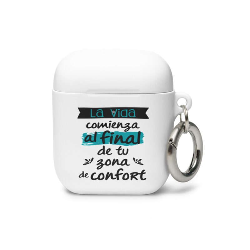 La vida comienza al final de tu zona de confort - Funda de silicona para AirPods®