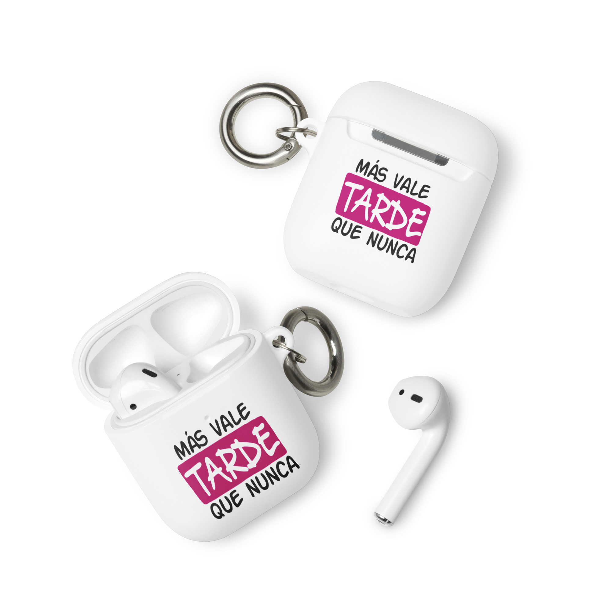 Mas vale tarde que nunca - Funda de silicona para AirPods® - Imagen 5