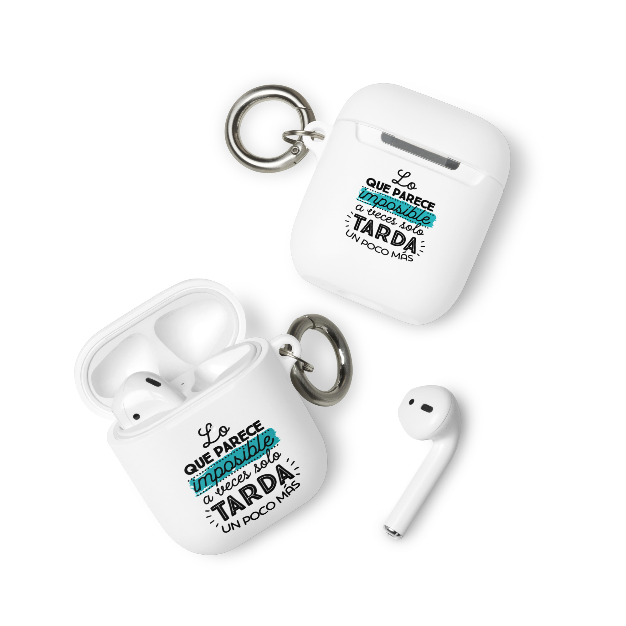 Lo que parece imposible a veces solo tarda un poco mas - Funda de silicona para AirPods® - Imagen 5