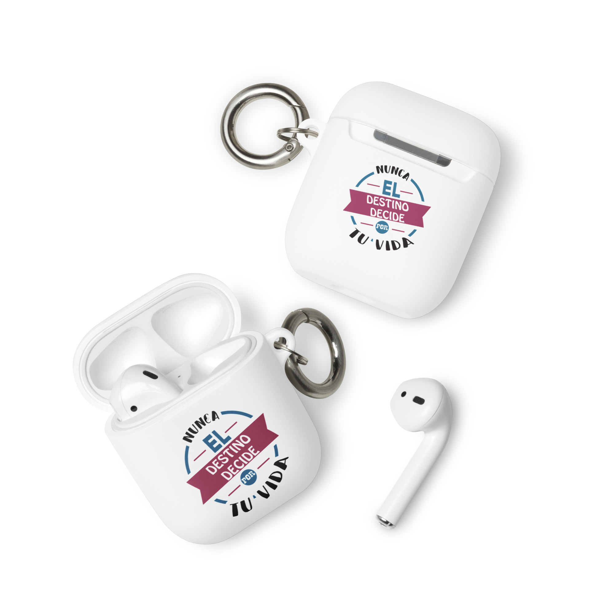 Nunca el destino decide por tu vida - Funda de silicona para AirPods® - Imagen 5