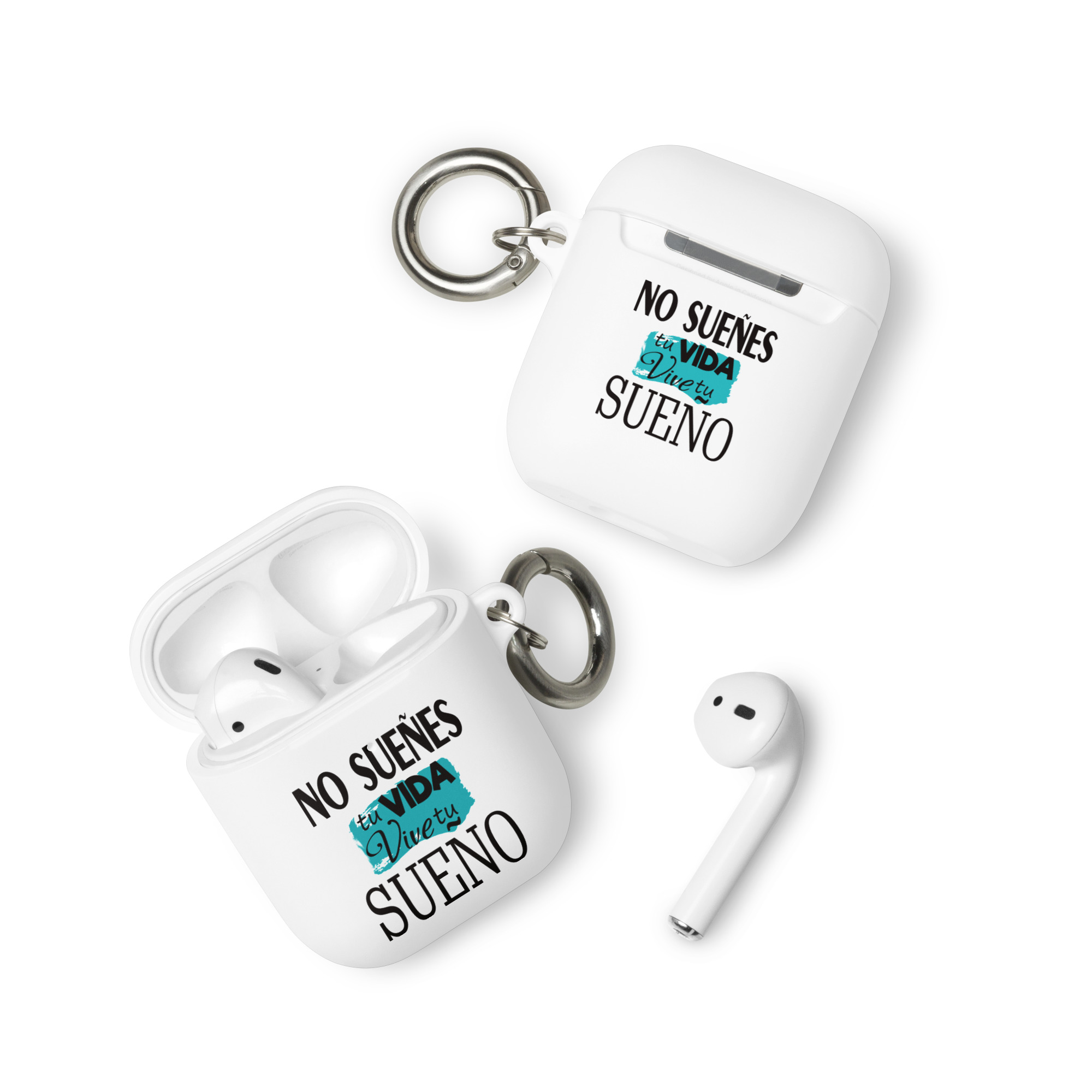 No sueñes tu vida, vive tu sueño - Funda de silicona para AirPods® - Imagen 5