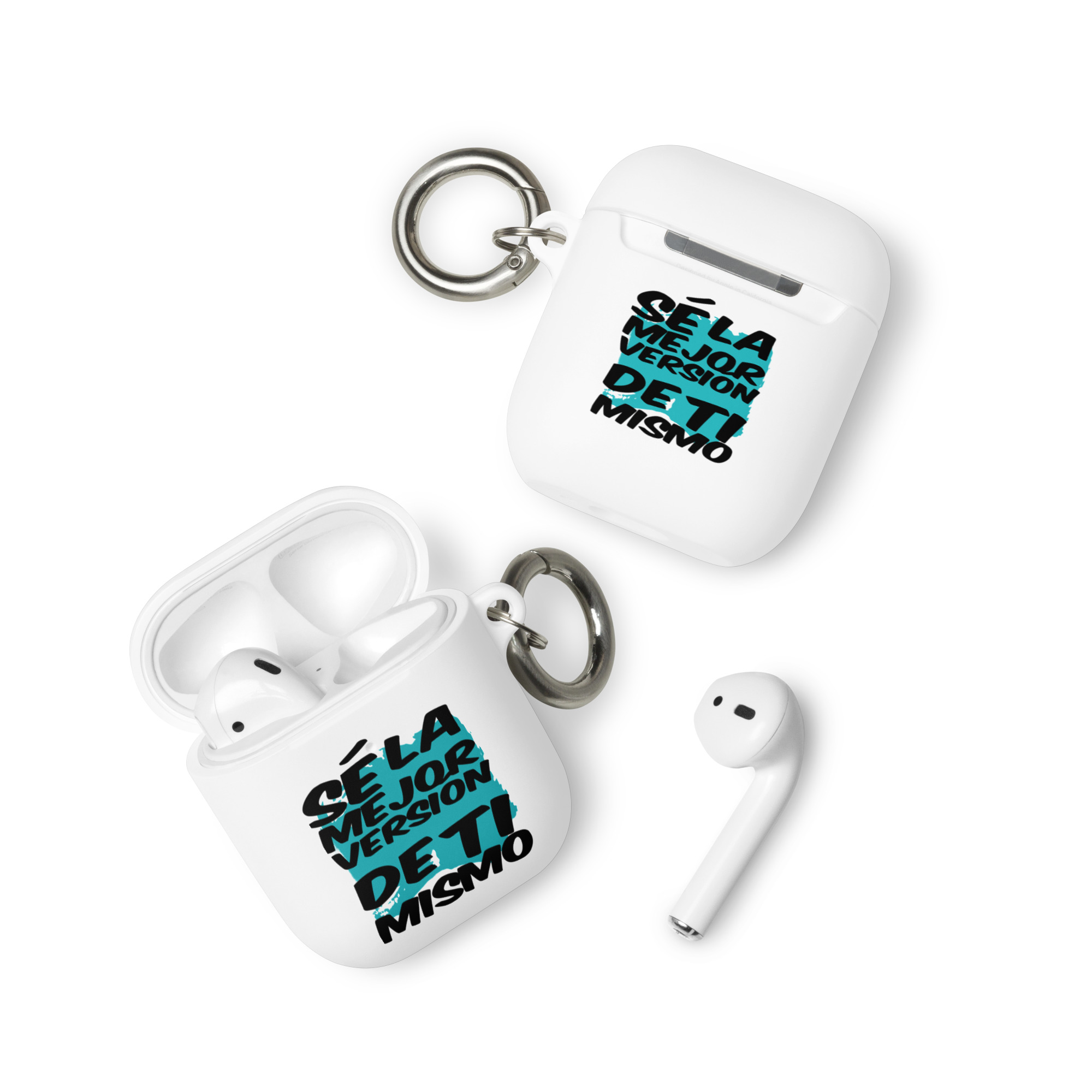 Sé la mejor versión de ti mismo - Funda de silicona para AirPods® - Imagen 5