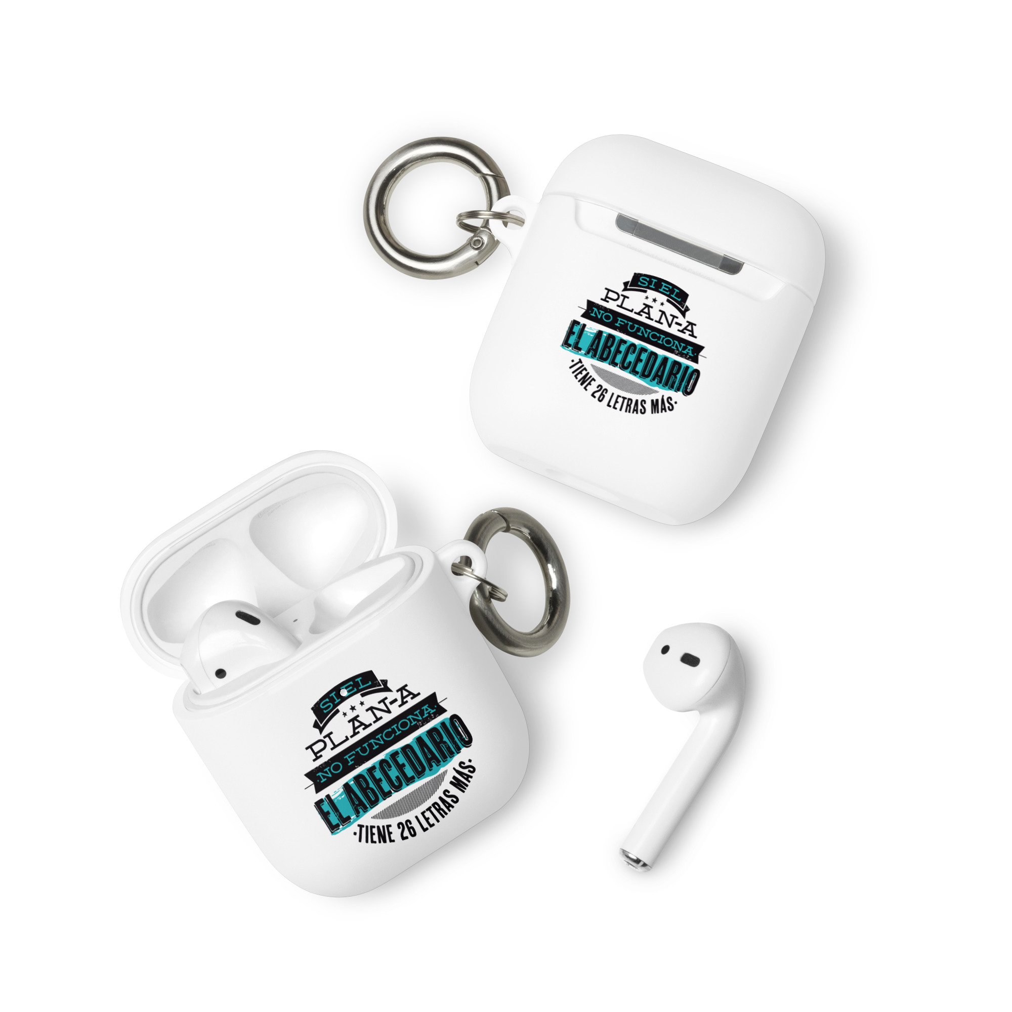 Si el plan A no funciona, el abecedario tiene 26 letras mas - Funda de silicona para AirPods® - Imagen 5