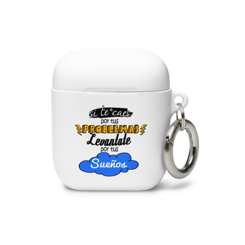 Si te caes por tus problemas, levántate por tus sueños - Funda de silicona para AirPods®