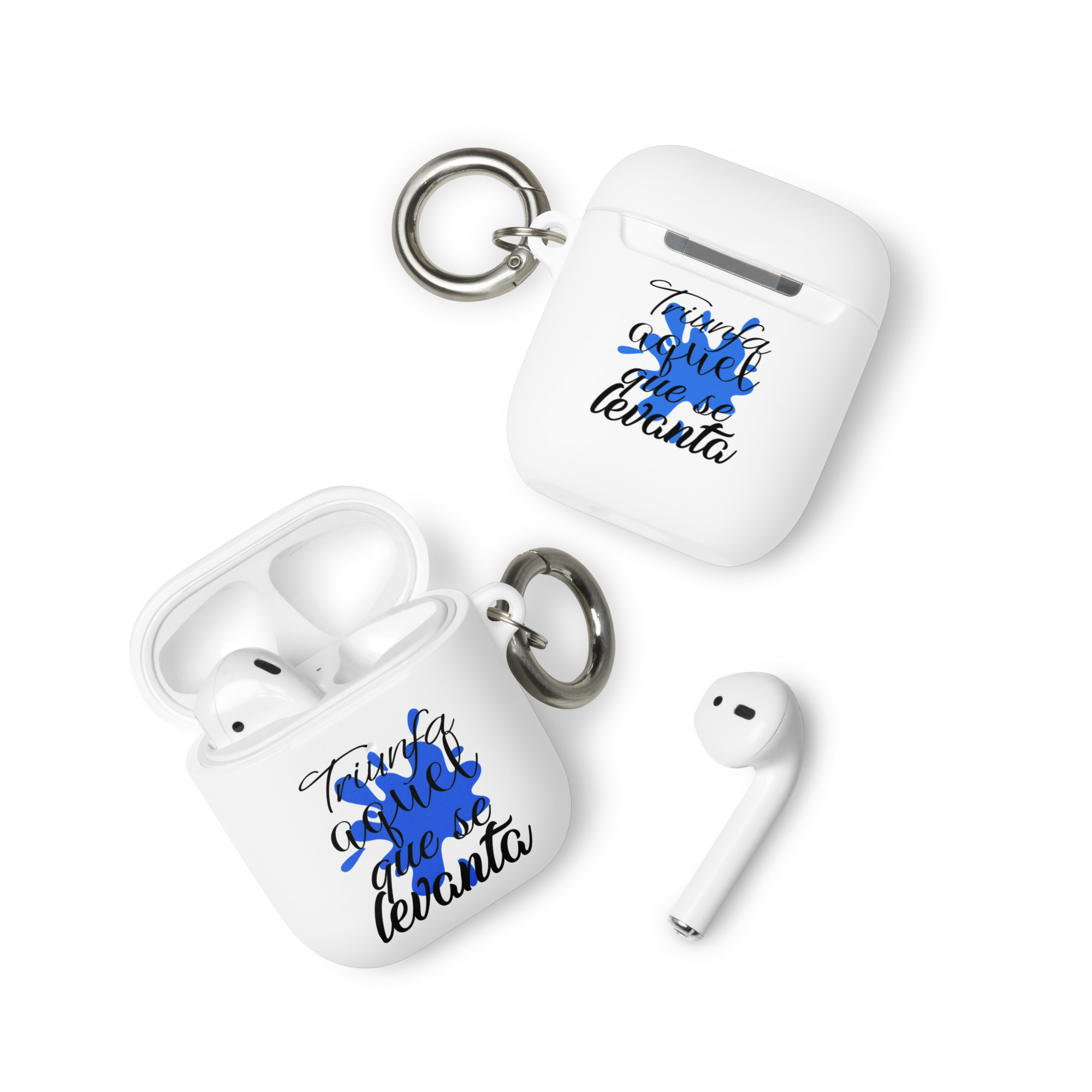 Triunfa aquel que se levanta - Funda de silicona para AirPods® - Imagen 5