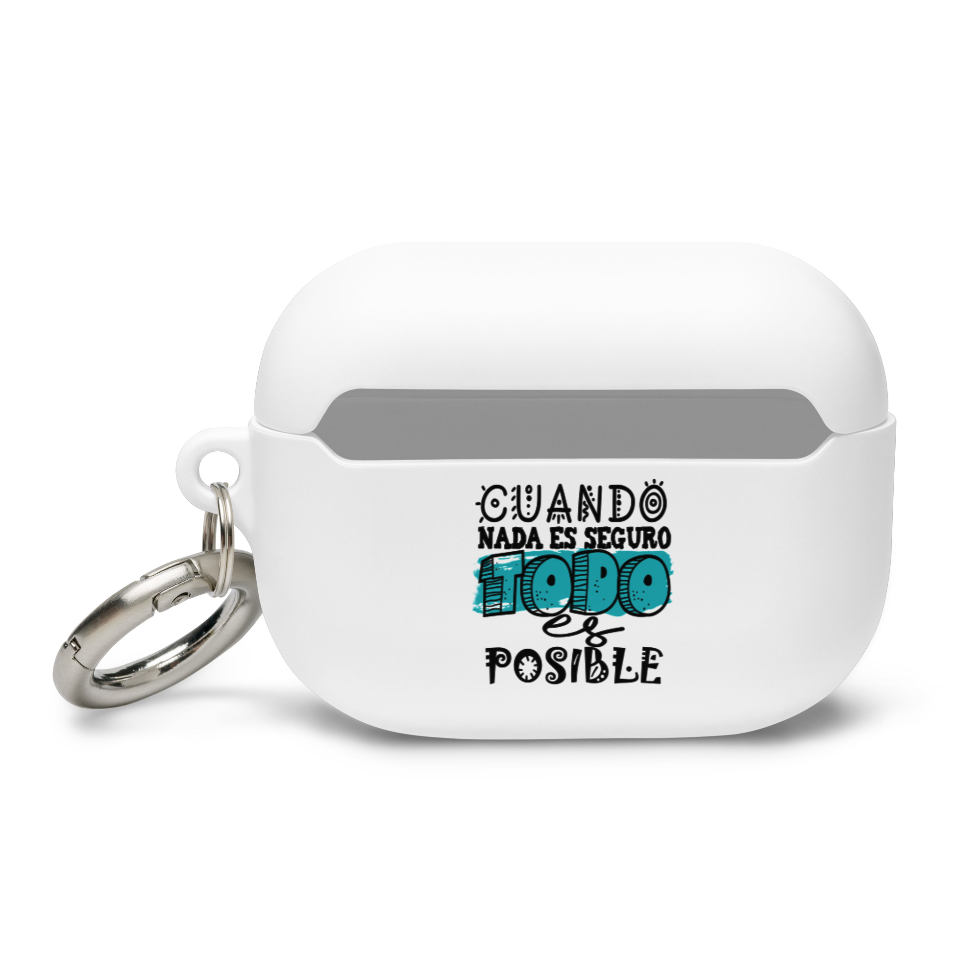 Cuando nada es seguro, todo es posible - Funda de silicona para AirPods® - Imagen 4