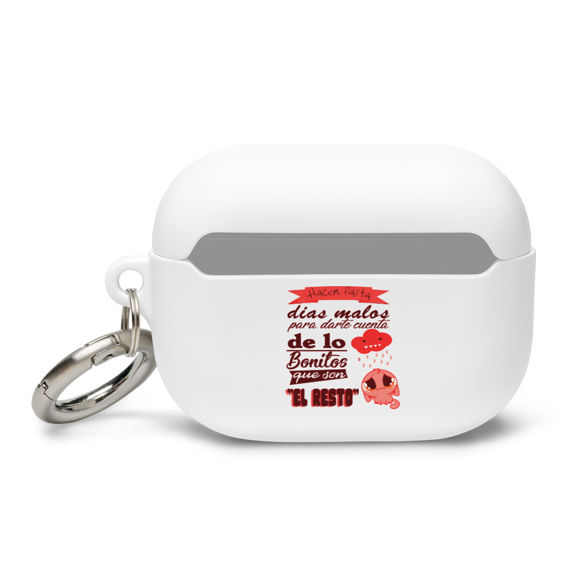 Hacen falta días malos para ver lo bonitos que son el resto - Funda de silicona para AirPods® - Imagen 4