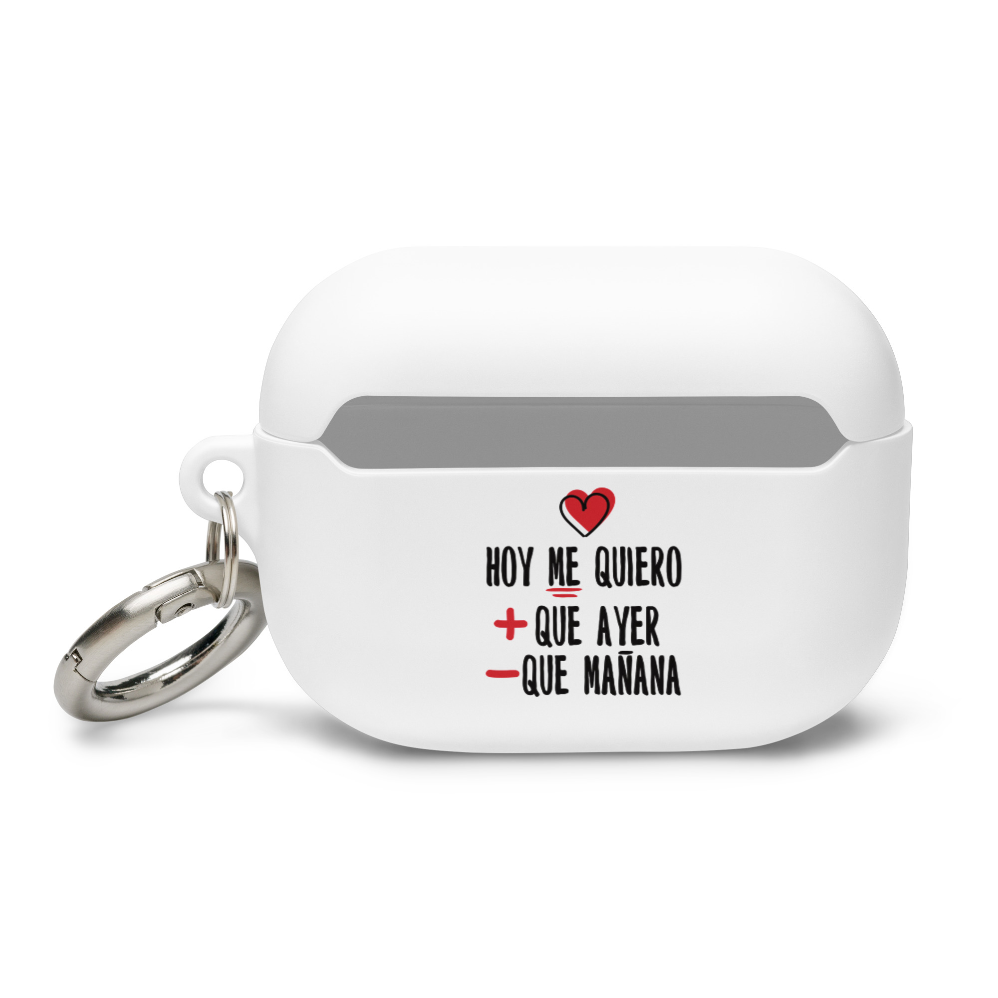 Hoy me quiero mas que ayer y menos que mañana - Funda de silicona para AirPods® - Imagen 4