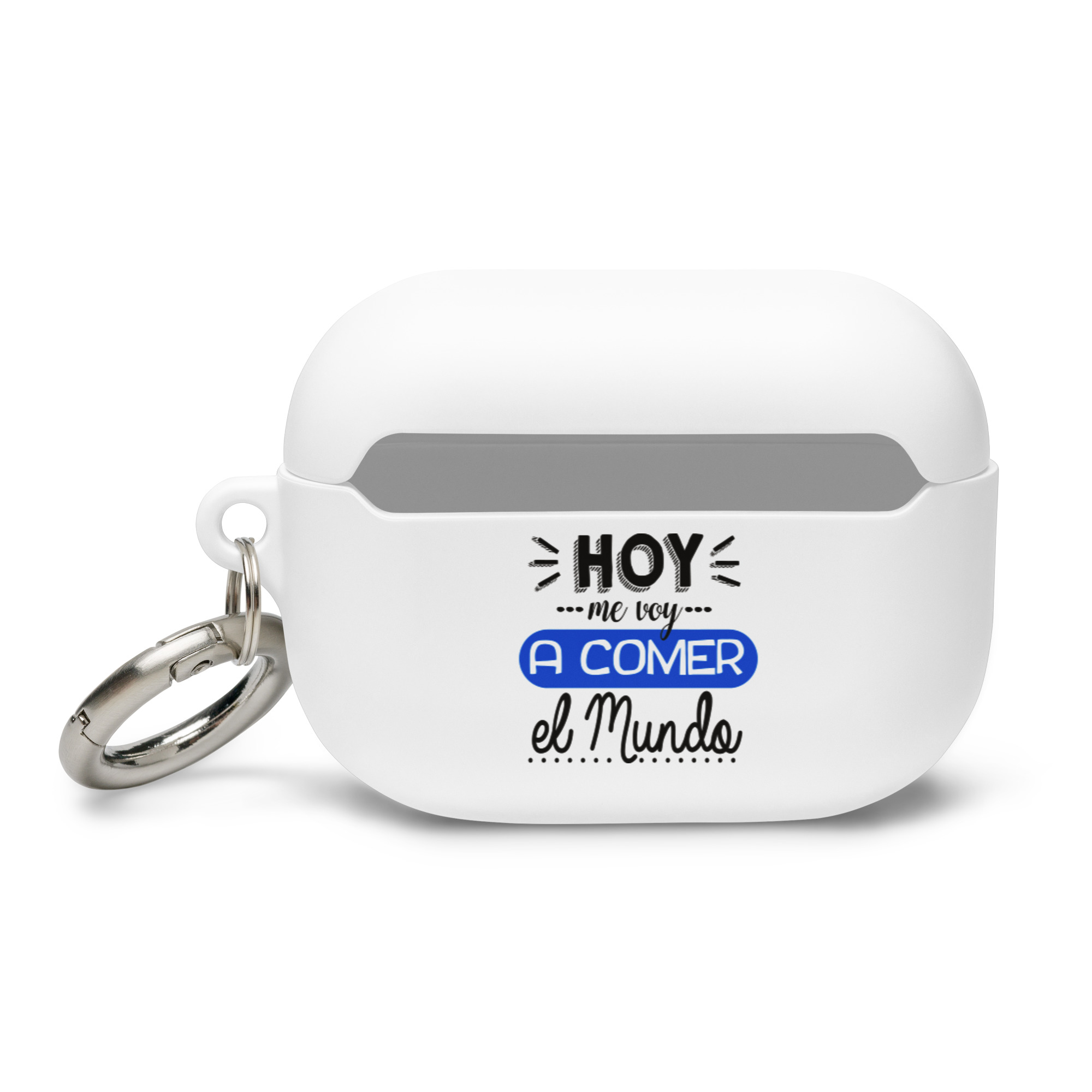 Hoy me voy a comer el mundo - Funda de silicona para AirPods® - Imagen 4