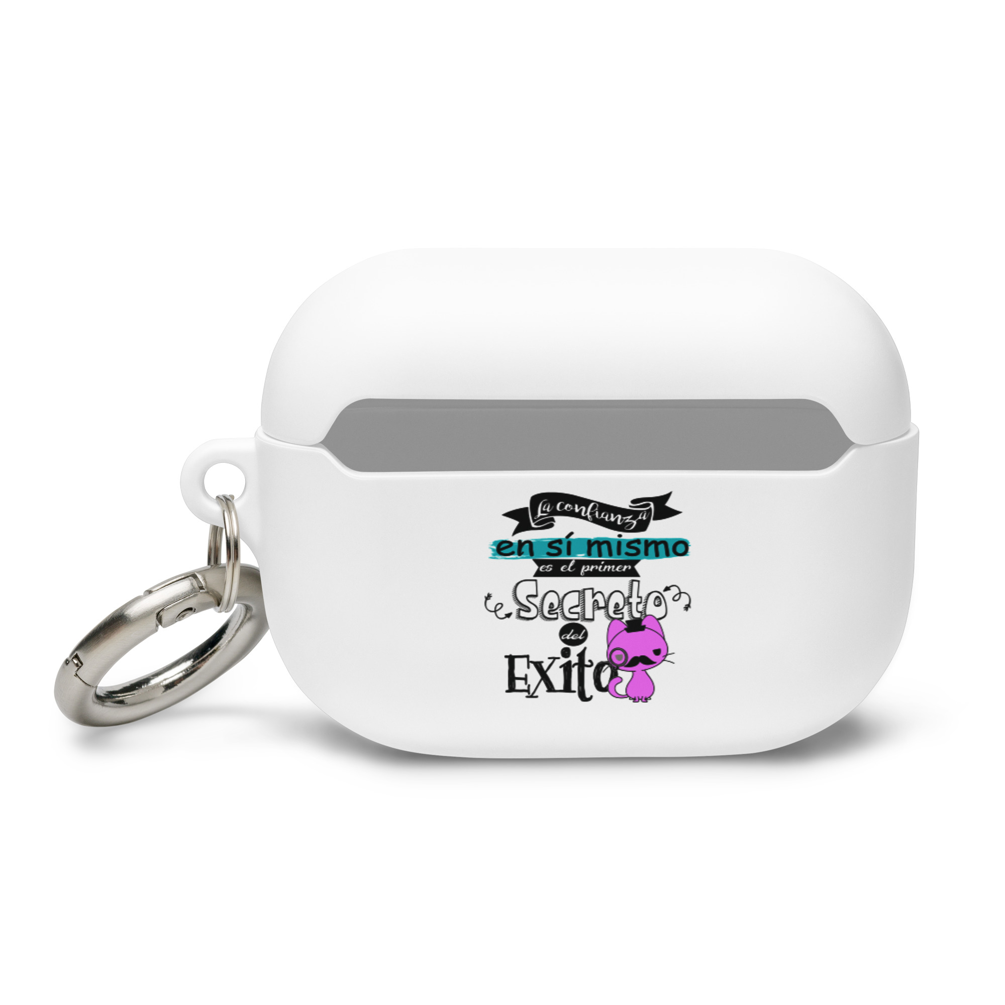La confianza en si mismo es el primer secreto del éxito - Funda de silicona para AirPods® - Imagen 4