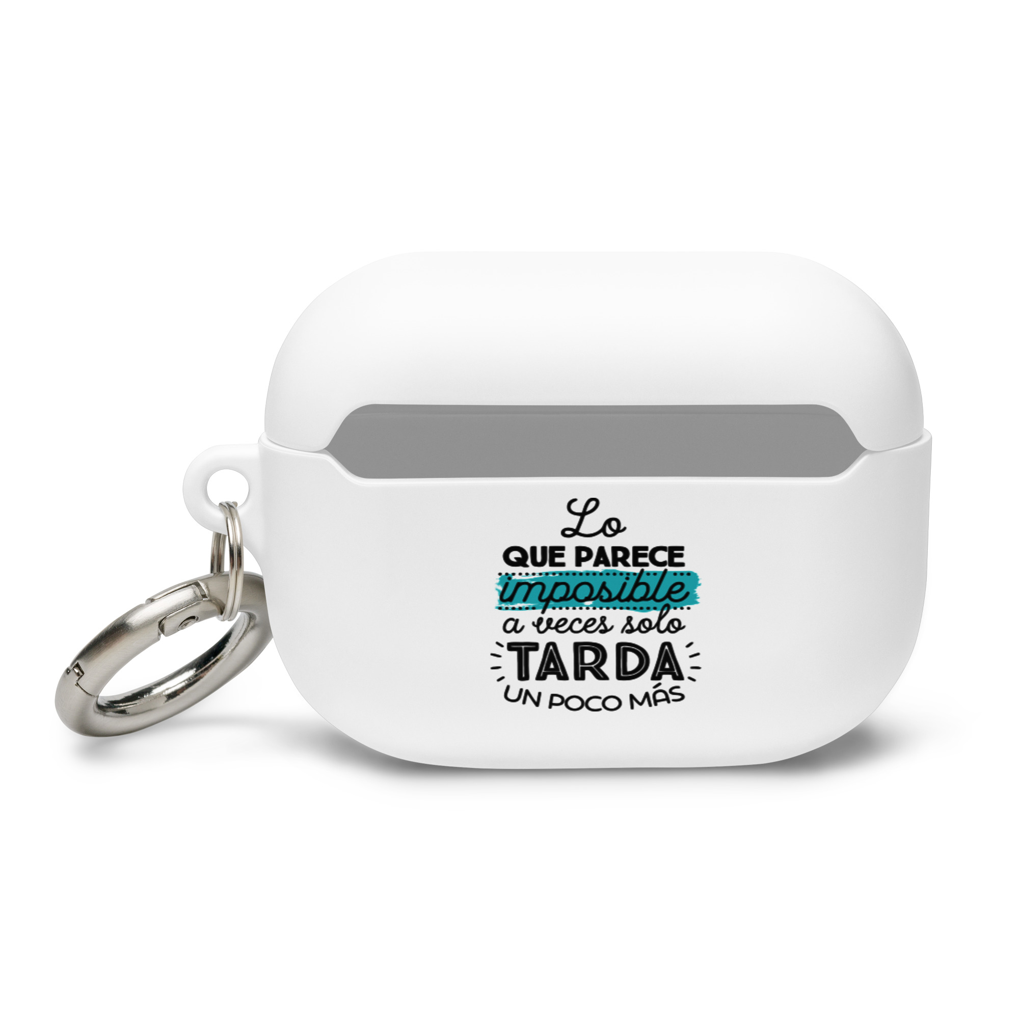 Lo que parece imposible a veces solo tarda un poco mas - Funda de silicona para AirPods® - Imagen 4