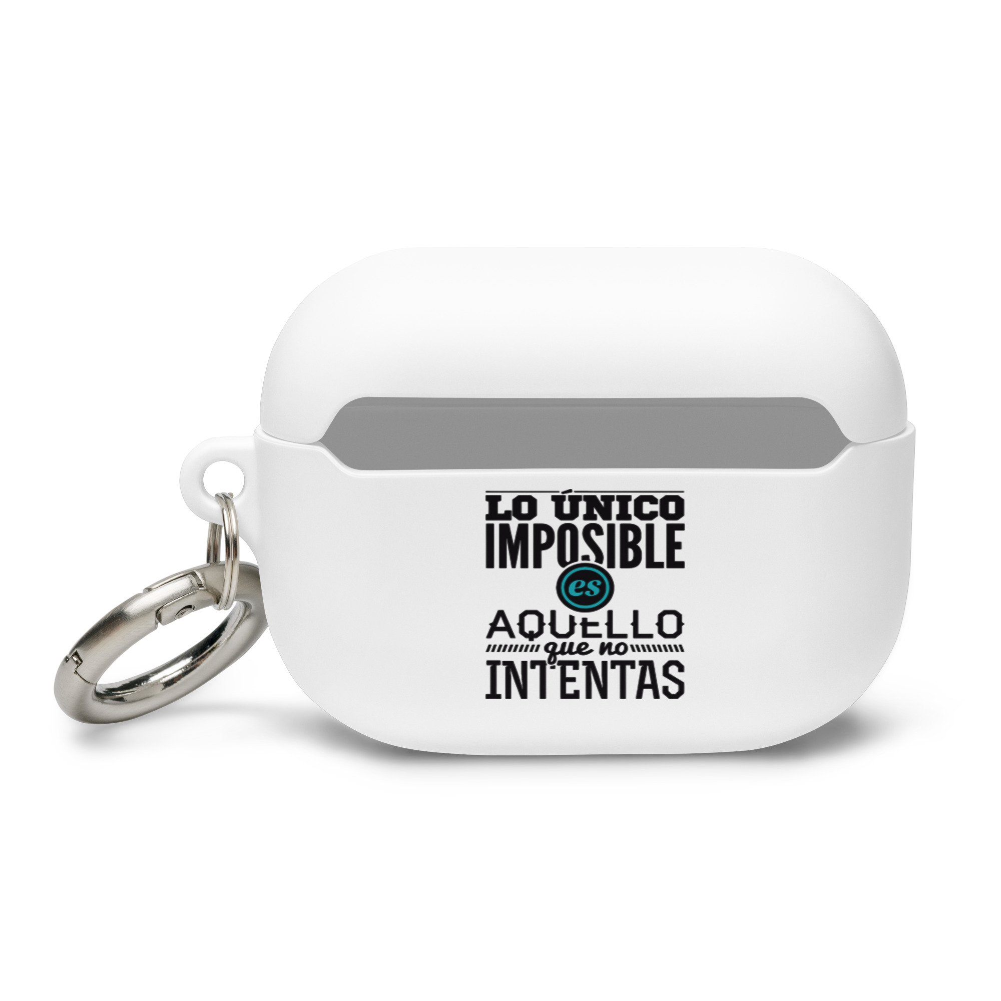 Lo único imposible es aquello que no intentas - Funda de silicona para AirPods® - Imagen 4