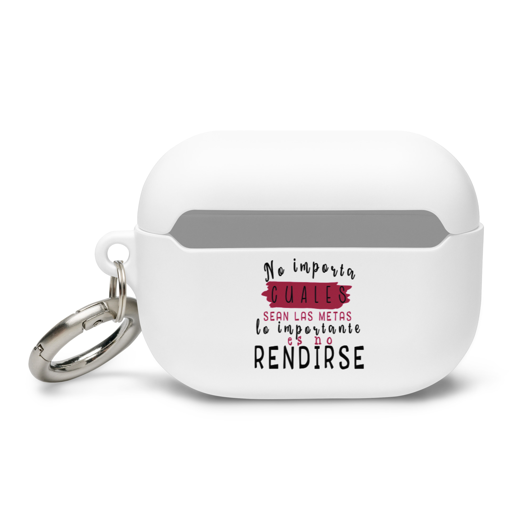 No importa hoy cuales sean tus metas, lo importante es no rendirse - Funda de silicona para AirPods® - Imagen 4