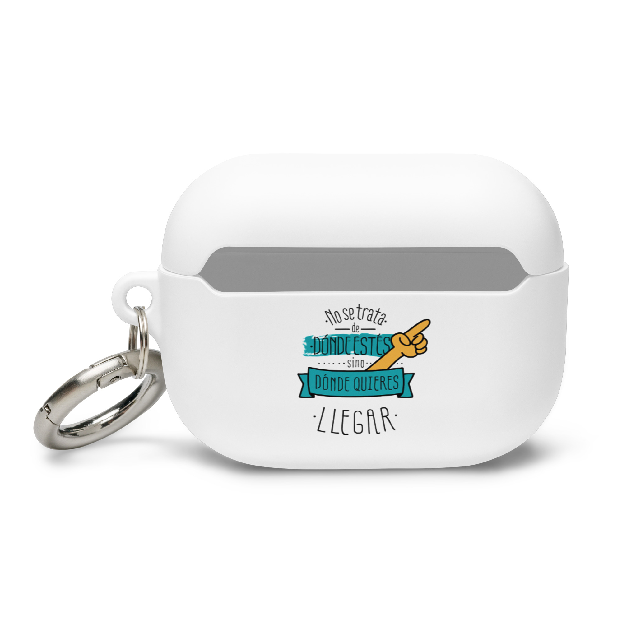 No se trata de donde estés si no donde quieres llegar - Funda de silicona para AirPods® - Imagen 4