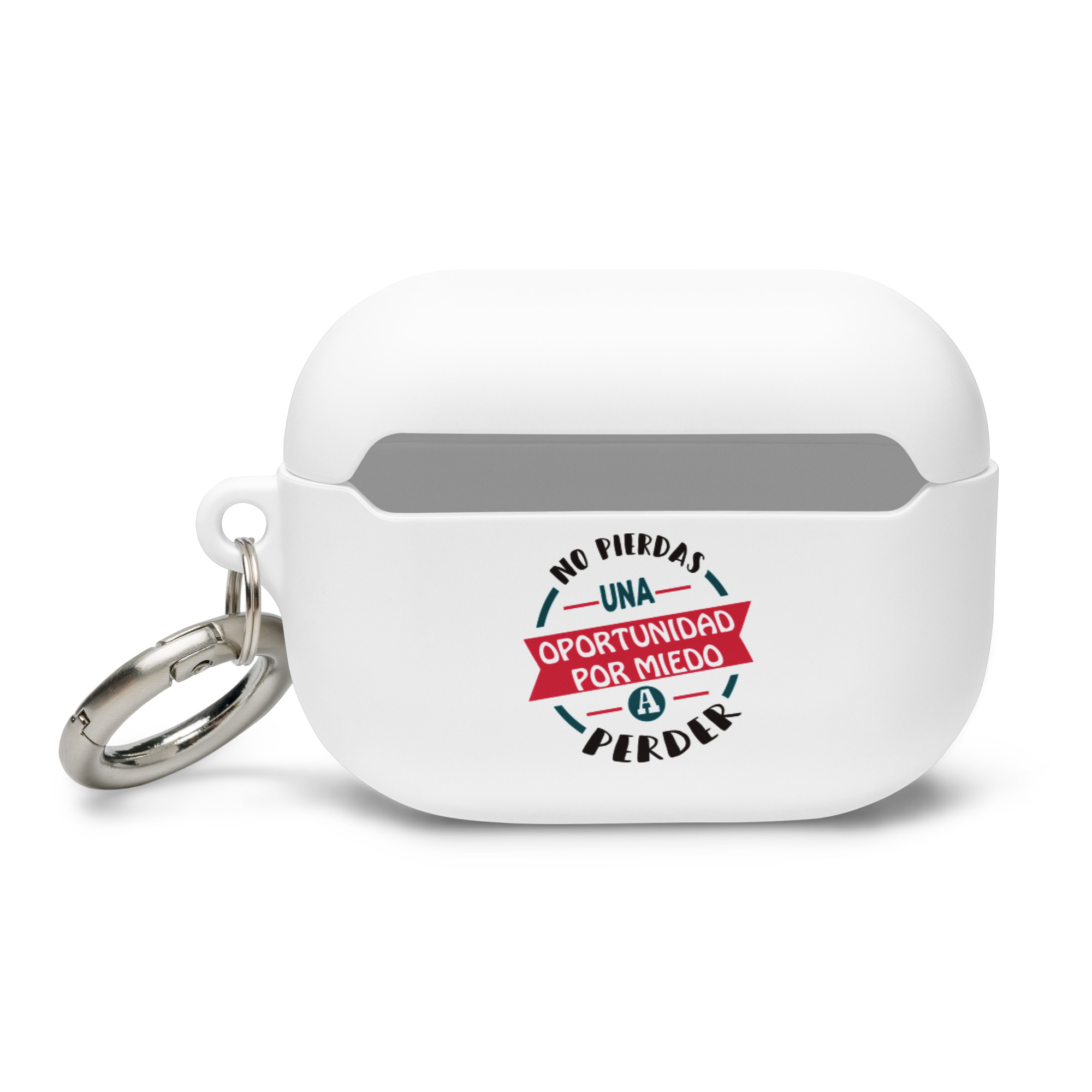 No pierdas una oportunidad por miedo a perder - Funda de silicona para AirPods® - Imagen 4