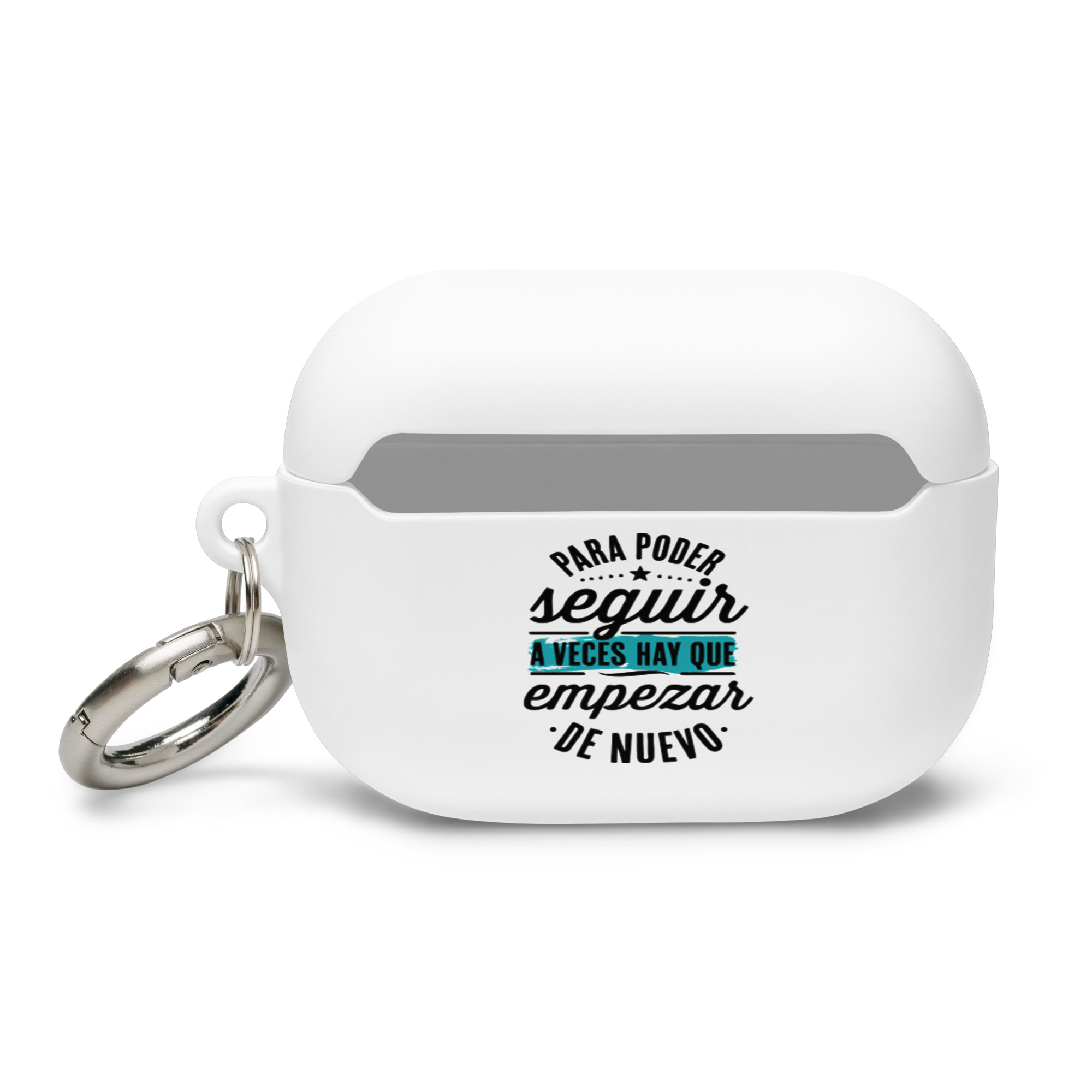 Para poder seguir a veces hay que empezar de nuevo - Funda de silicona para AirPods® - Imagen 4