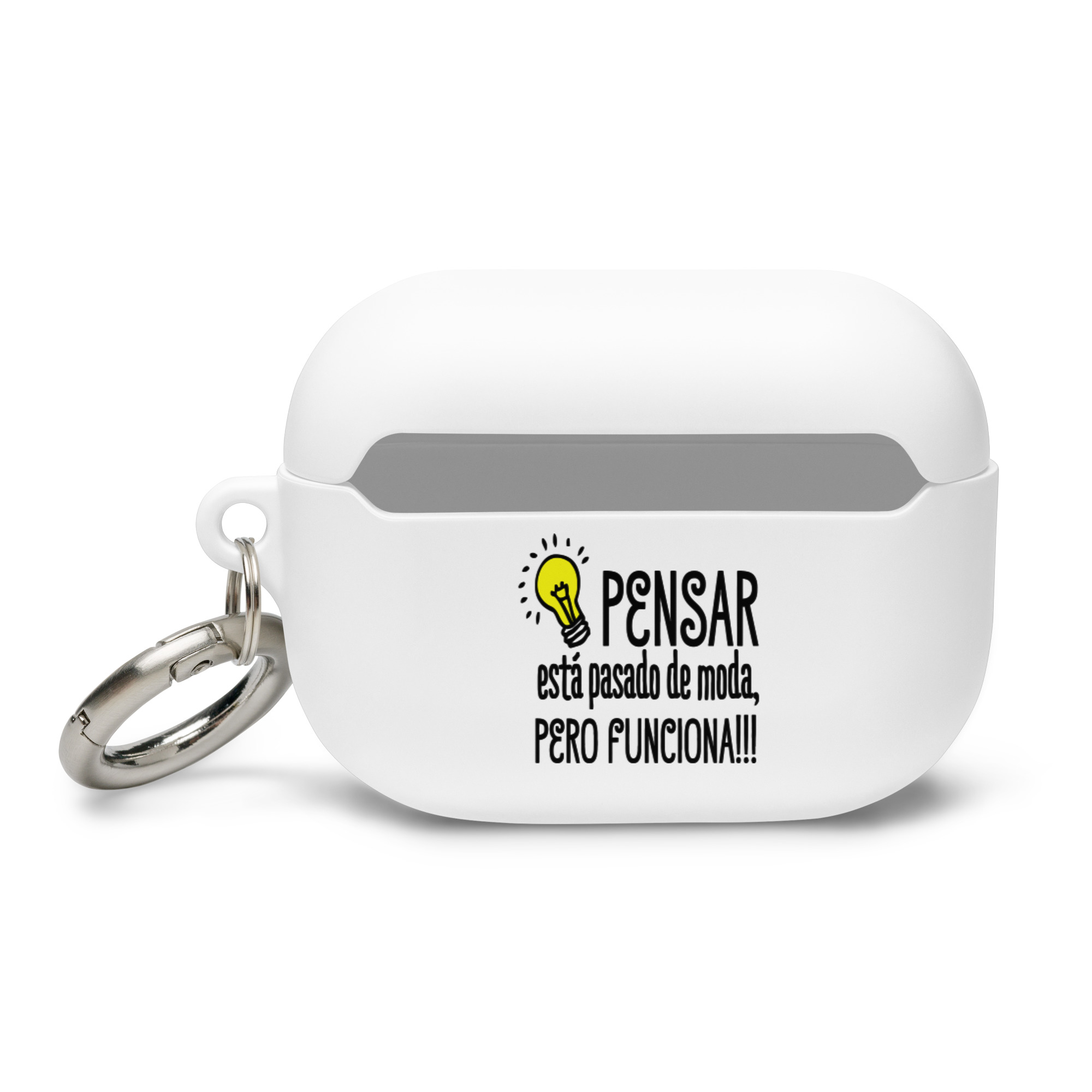 Pensar esta pasado de moda, pero funciona - Funda de silicona para AirPods® - Imagen 4