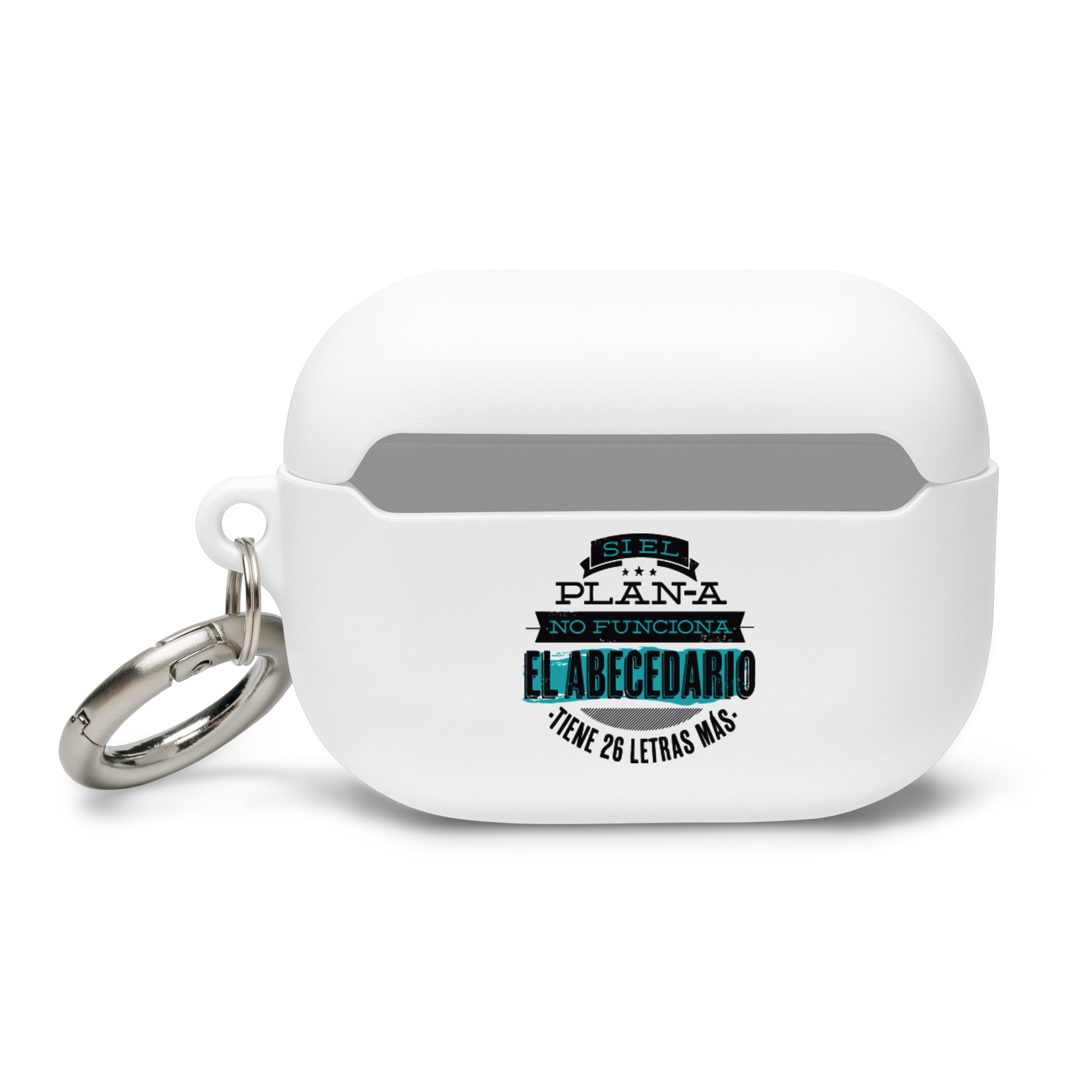 Si el plan A no funciona, el abecedario tiene 26 letras mas - Funda de silicona para AirPods® - Imagen 4