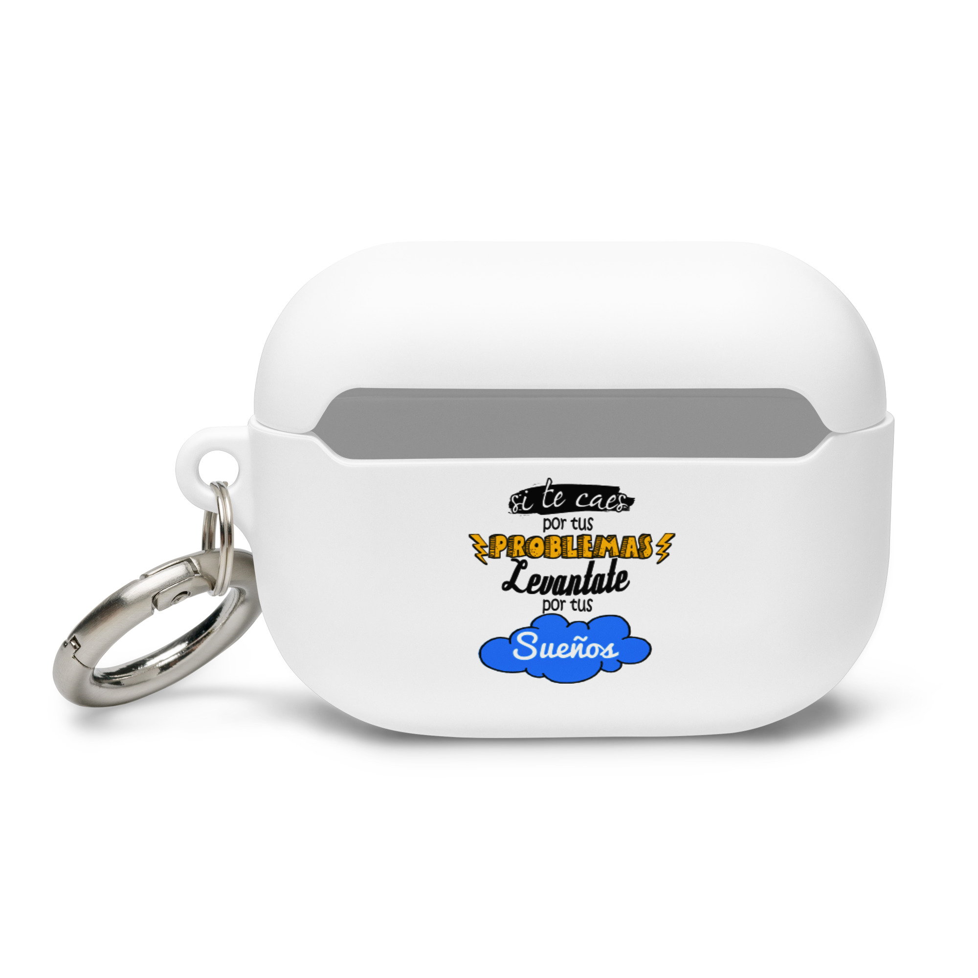 Si te caes por tus problemas, levántate por tus sueños - Funda de silicona para AirPods® - Imagen 4