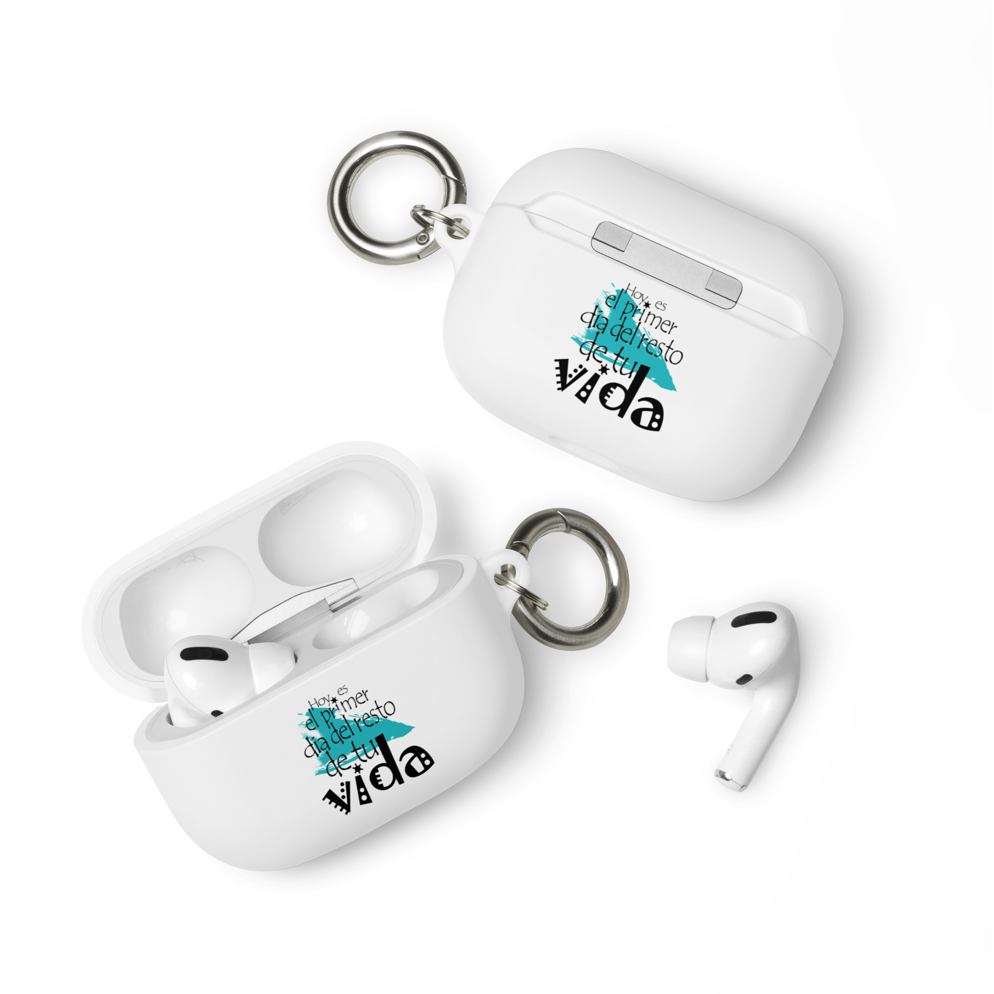 Hoy es el primer día del resto de tu vida - Funda de silicona para AirPods® - Imagen 6