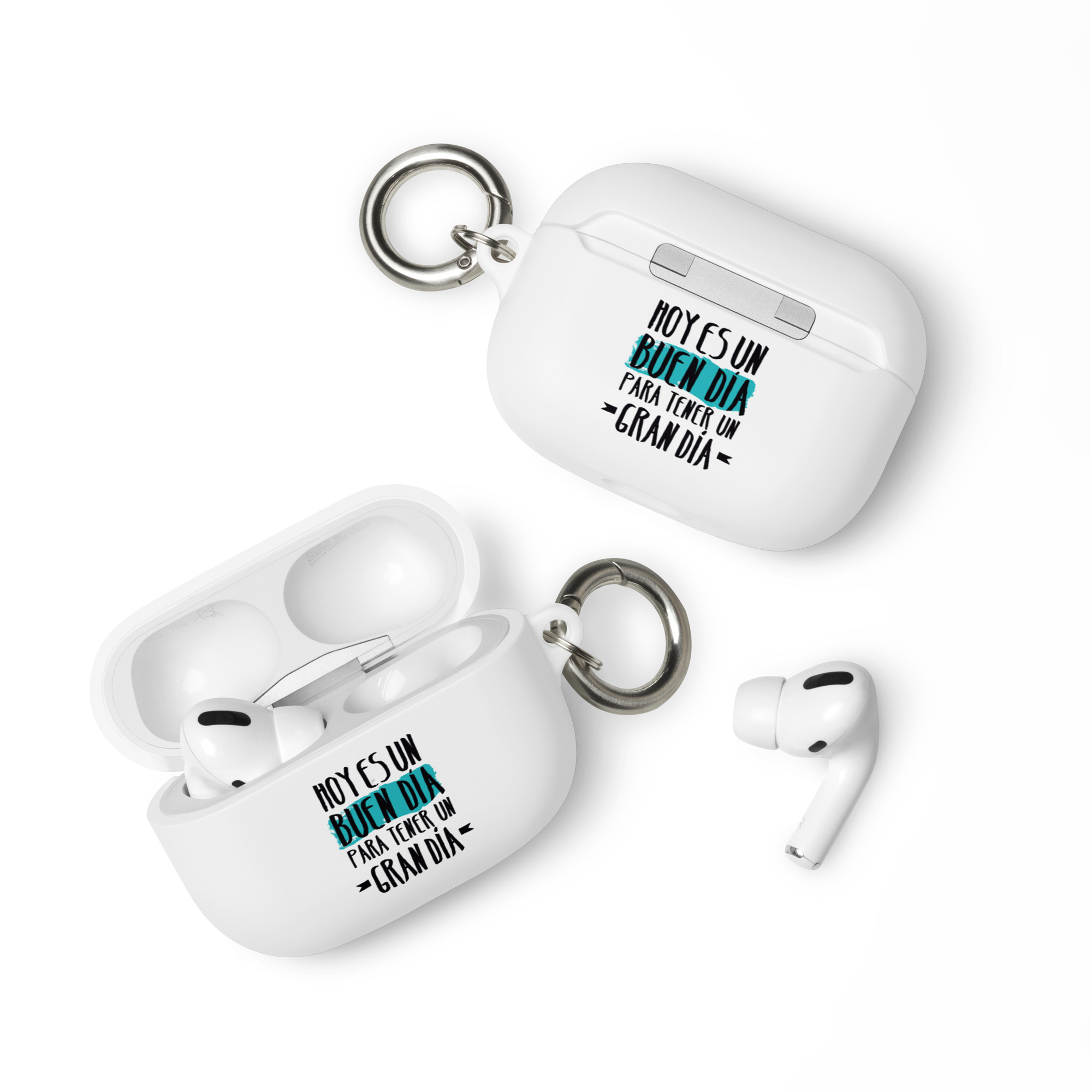 Hoy es un buen día para tener un gran día - Funda de silicona para AirPods® - Imagen 6