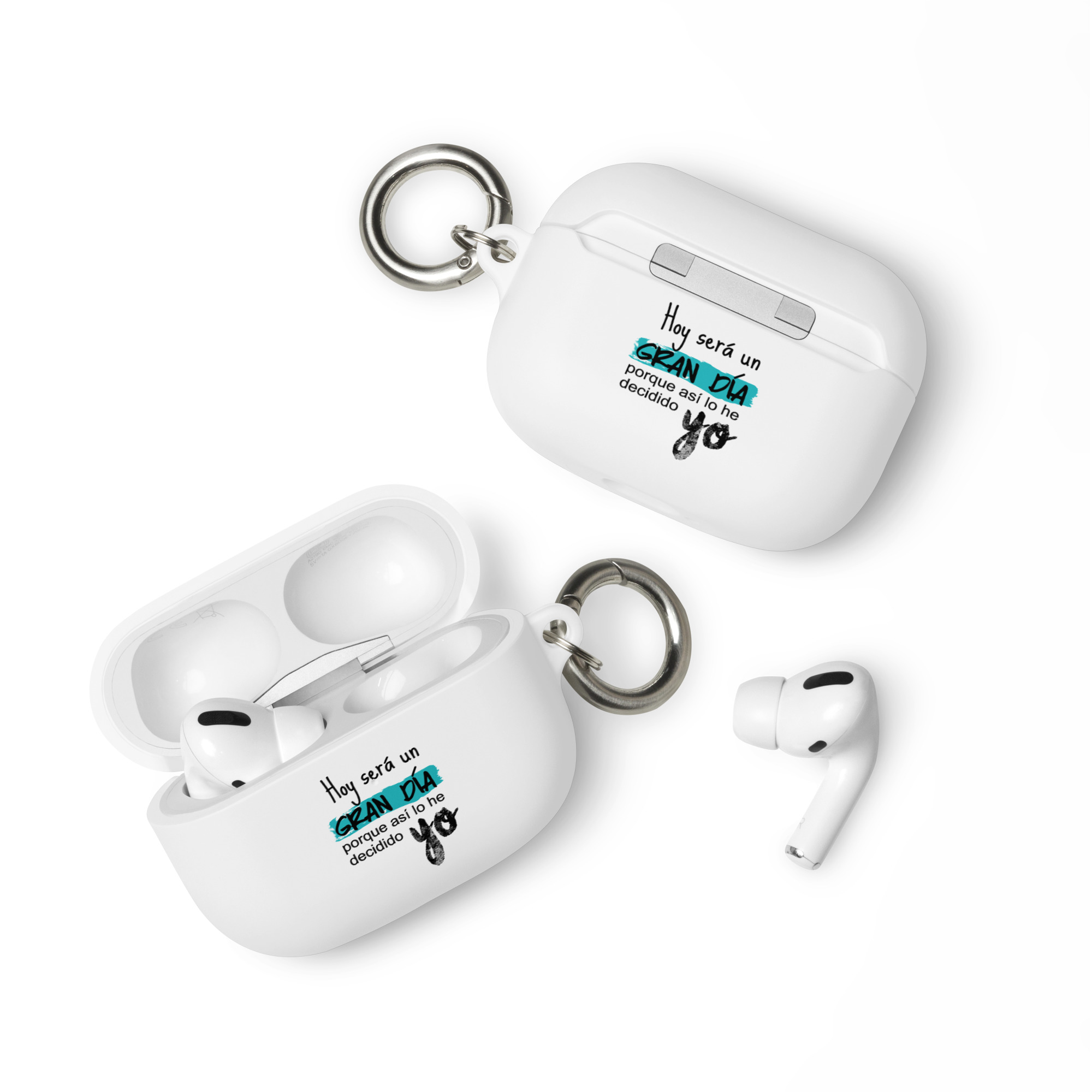 Hoy será un gran día porque así lo he decidido yo - Funda de silicona para AirPods® - Imagen 6