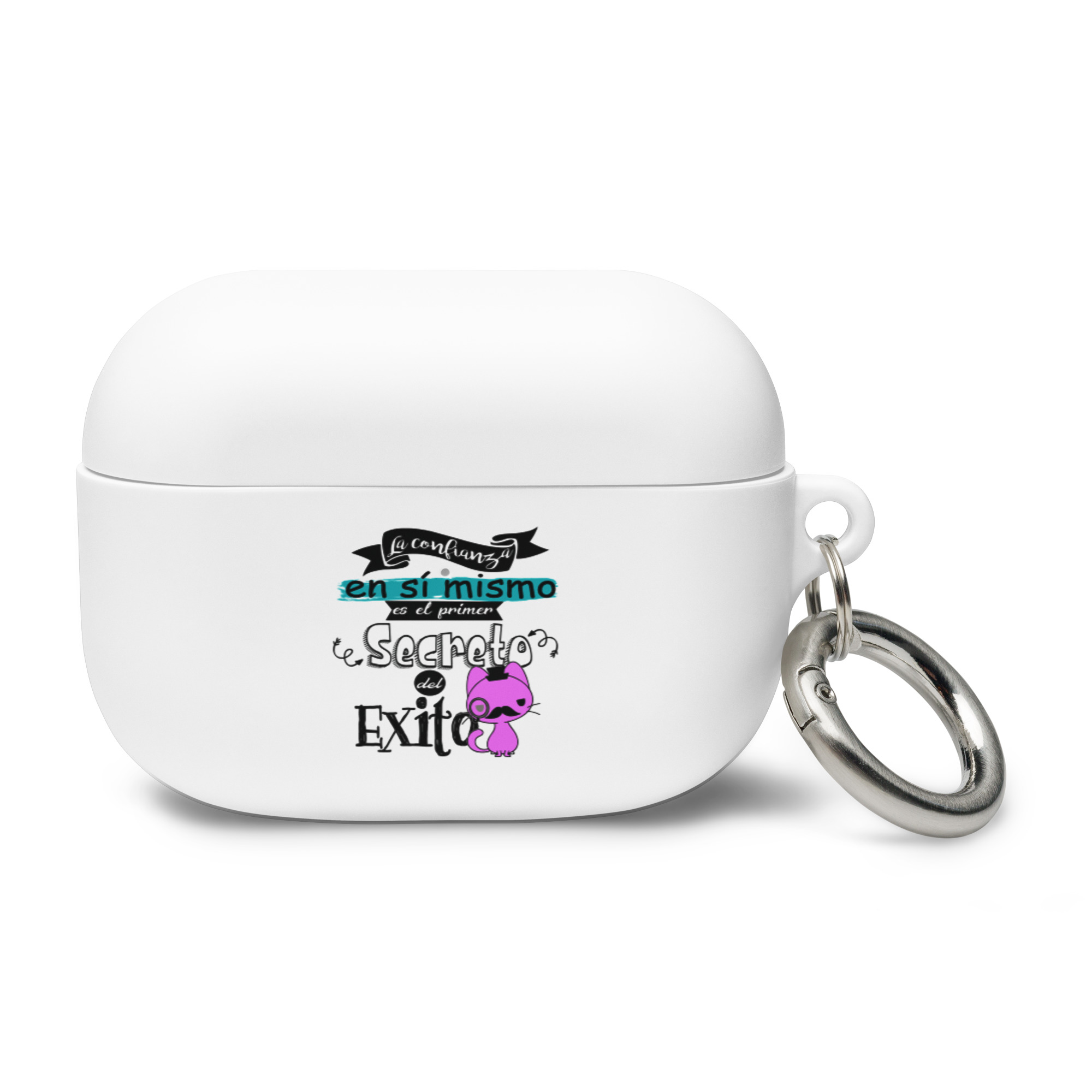 La confianza en si mismo es el primer secreto del éxito - Funda de silicona para AirPods® - Imagen 3
