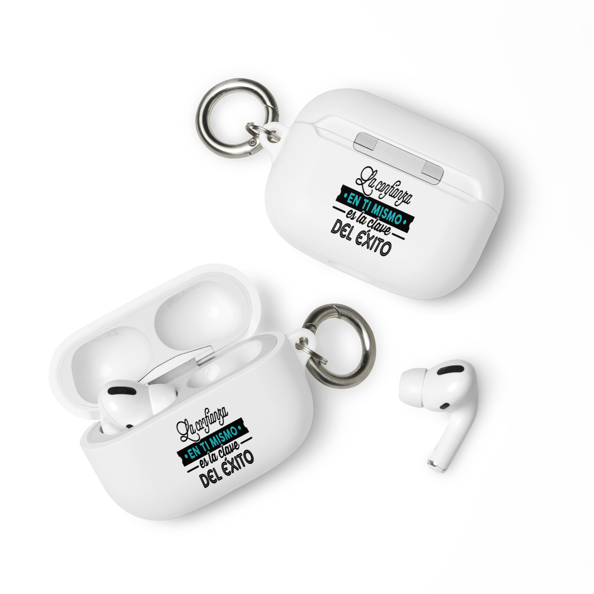 La confianza en ti mismo en la clave del éxito - Funda de silicona para AirPods® - Imagen 6