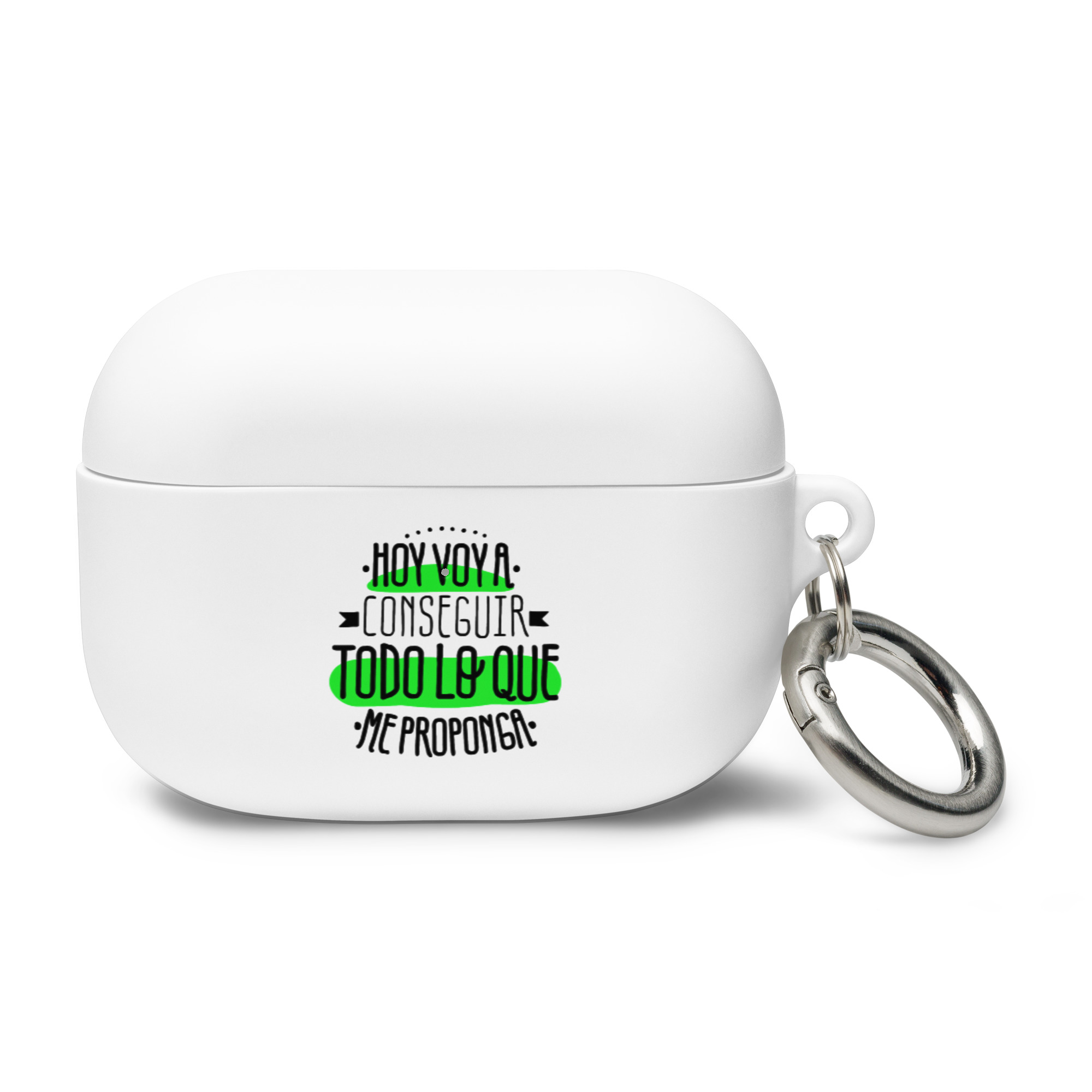 Hoy voy a conseguir todo lo que me proponga - Funda de silicona para AirPods® - Imagen 3